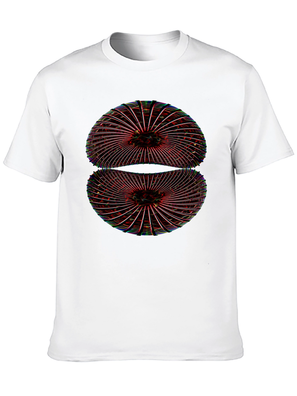 Abstract Geometric Black T-Shirt
