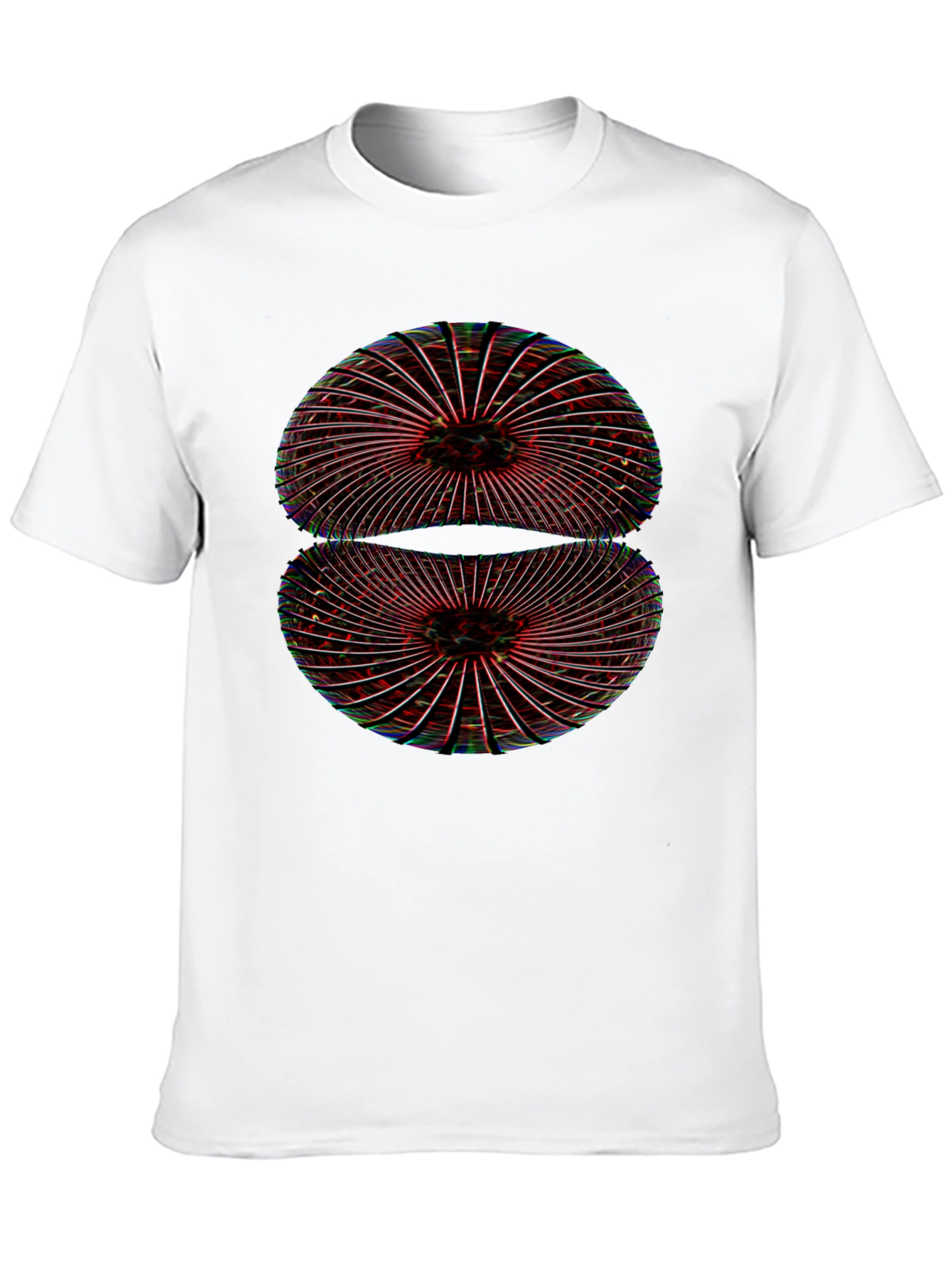 Abstract Geometric Black T-Shirt