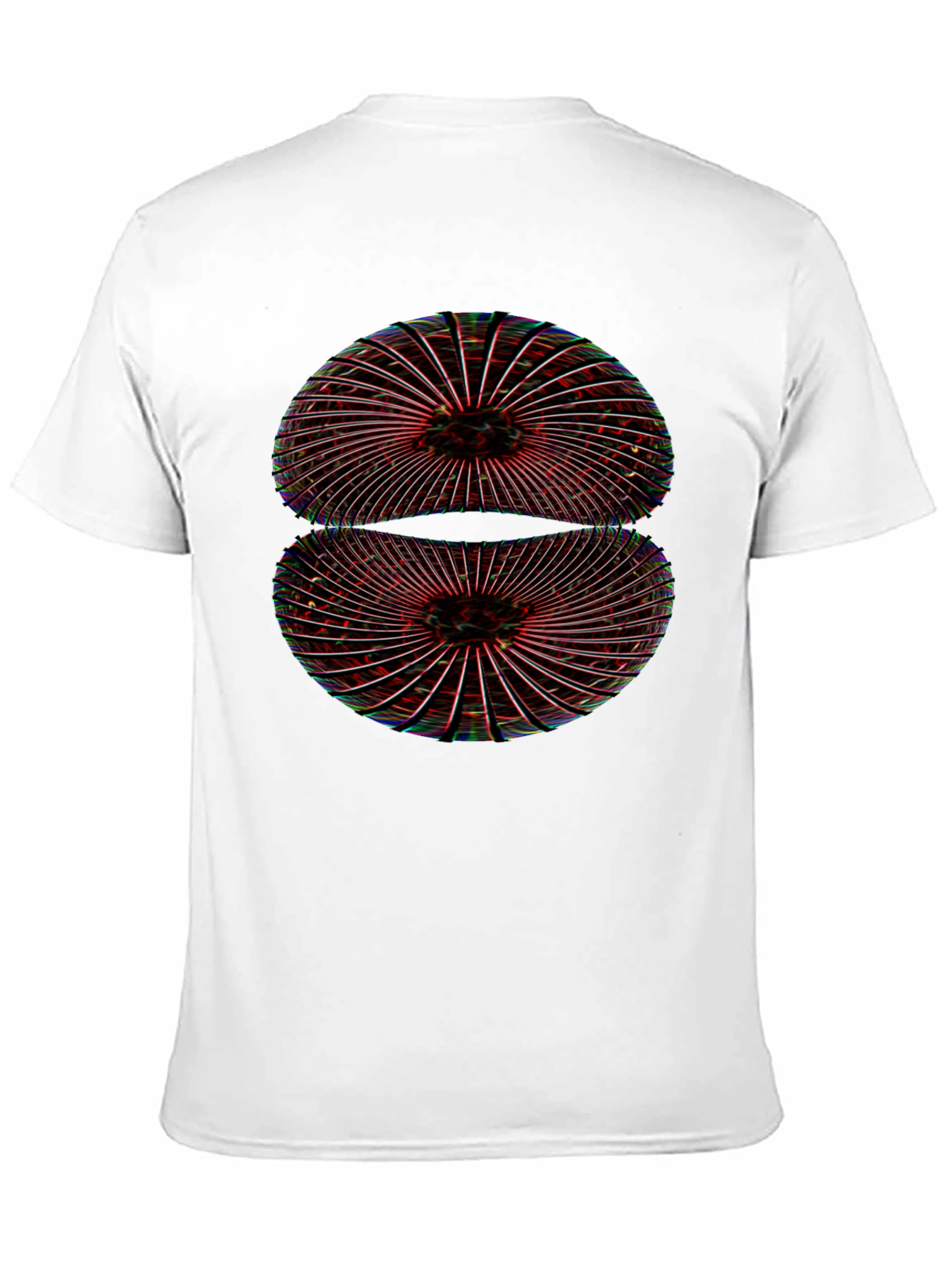 Abstract Geometric Black T-Shirt