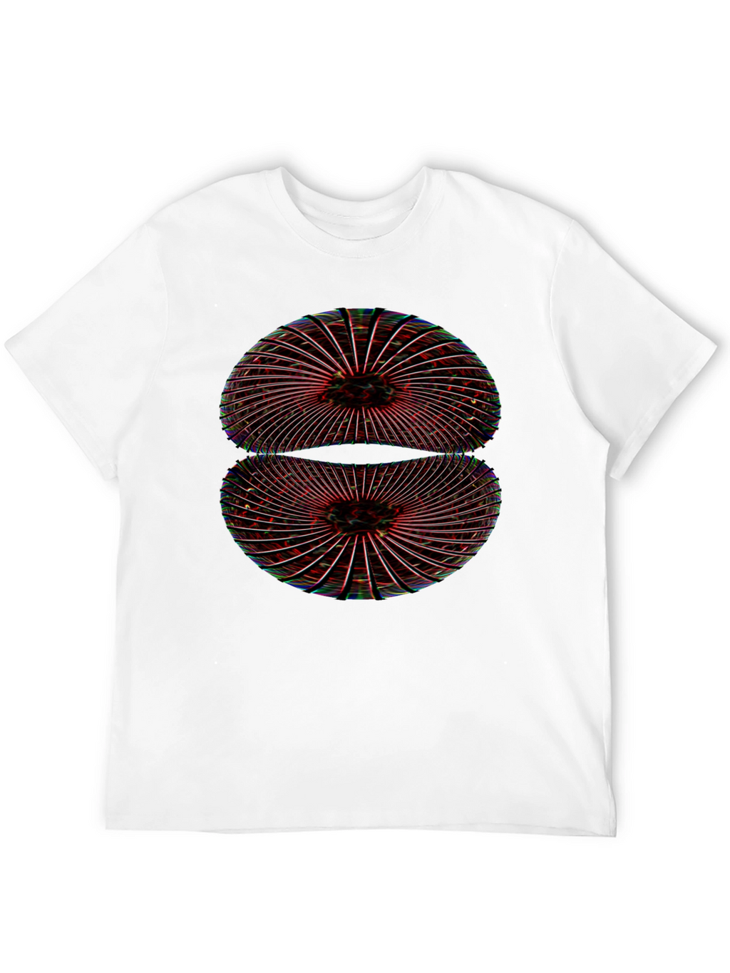 Abstract Geometric Black T-Shirt