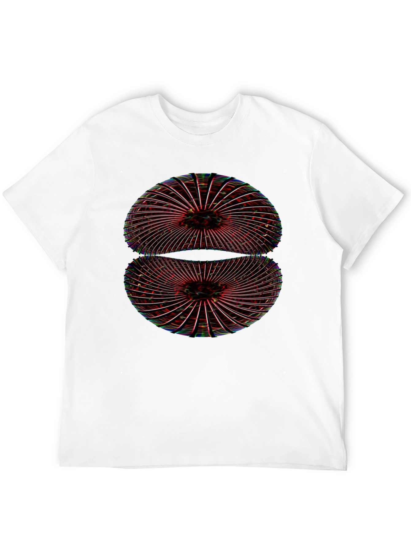 Abstract Geometric Black T-Shirt