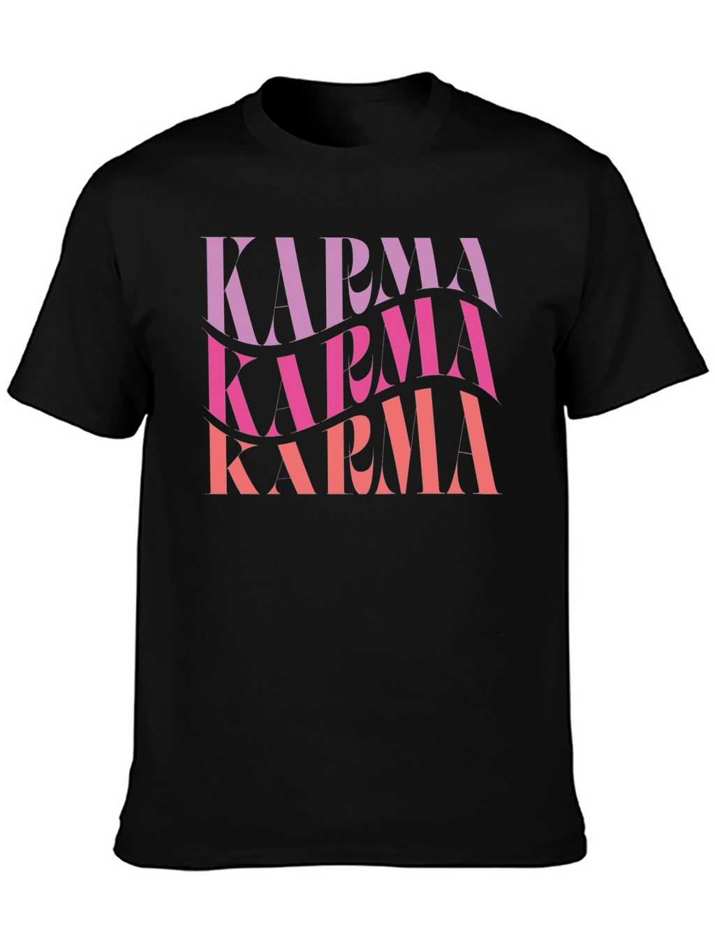 Karma Graphic T-Shirt - Black