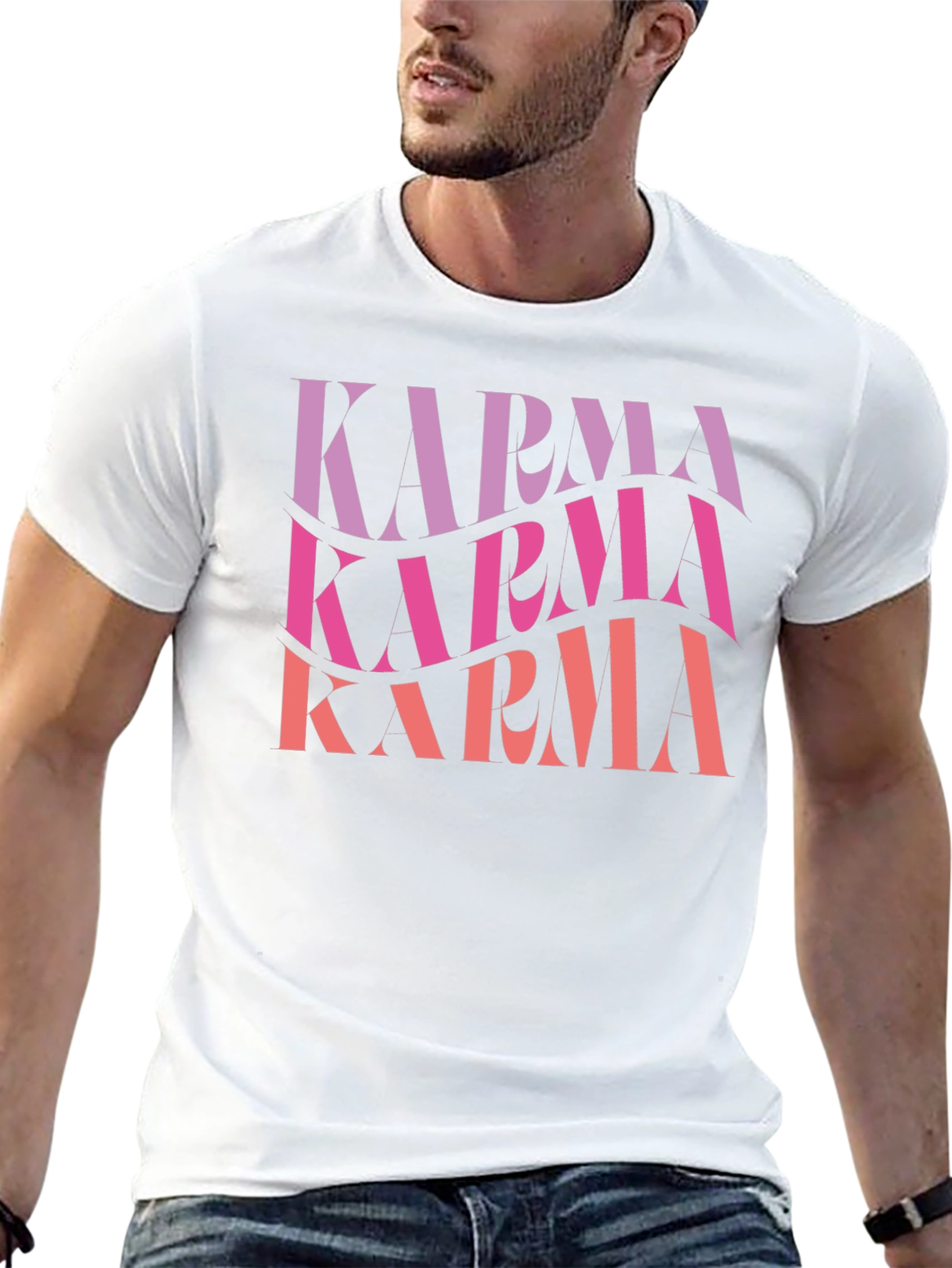 Karma Graphic T-Shirt - Black