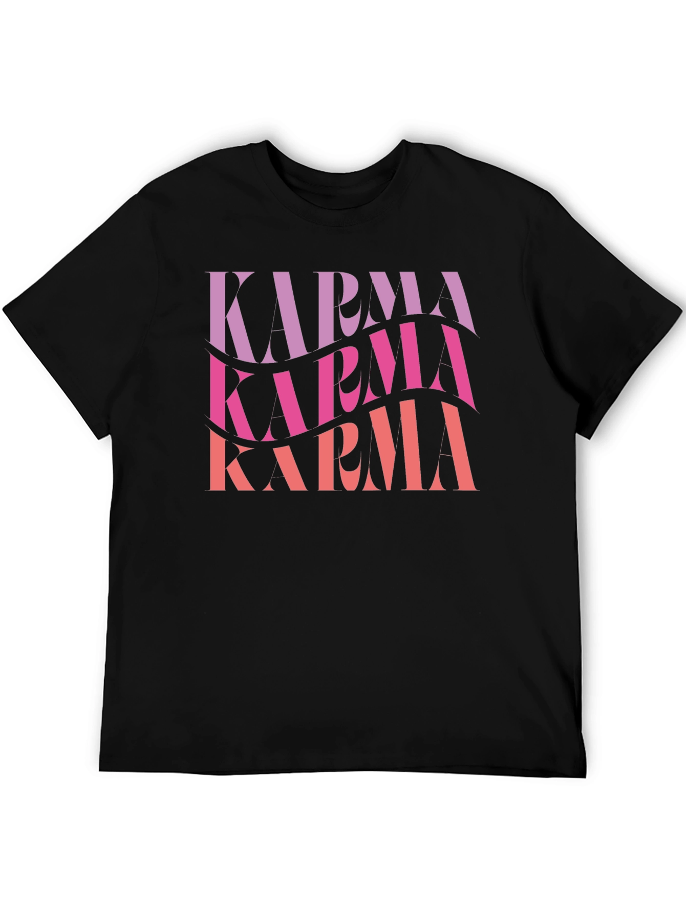 Karma Graphic T-Shirt - Black