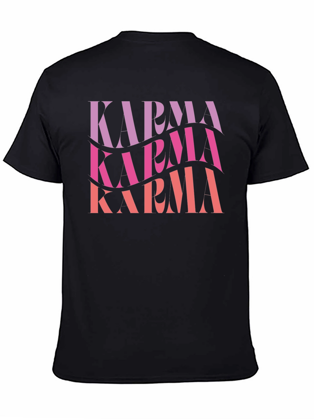 Karma Graphic T-Shirt - Black