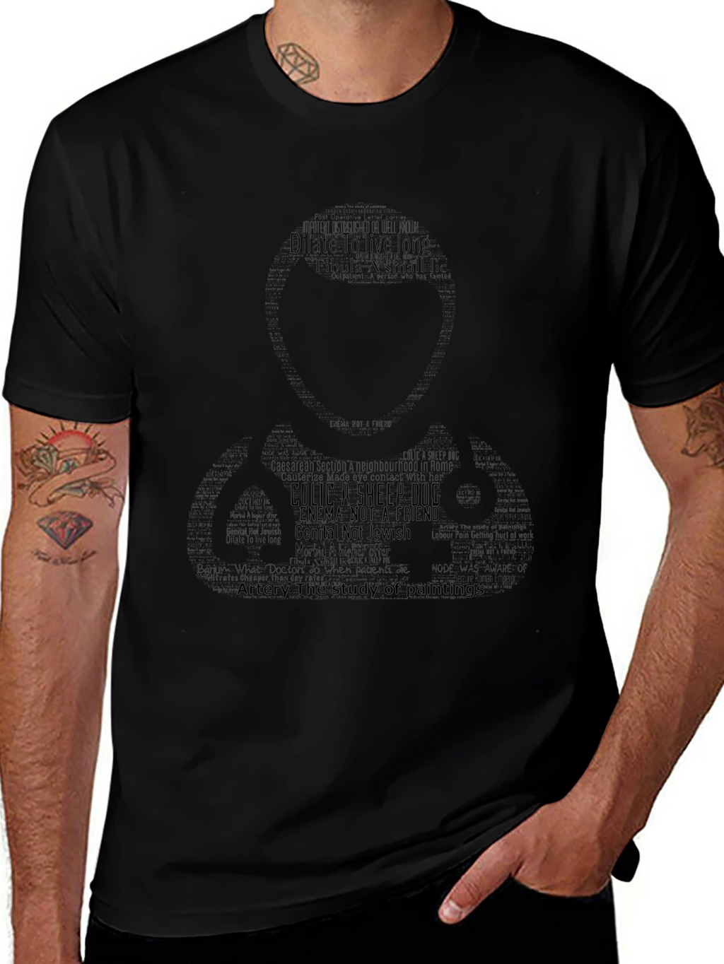 Word Art Graphic Tee