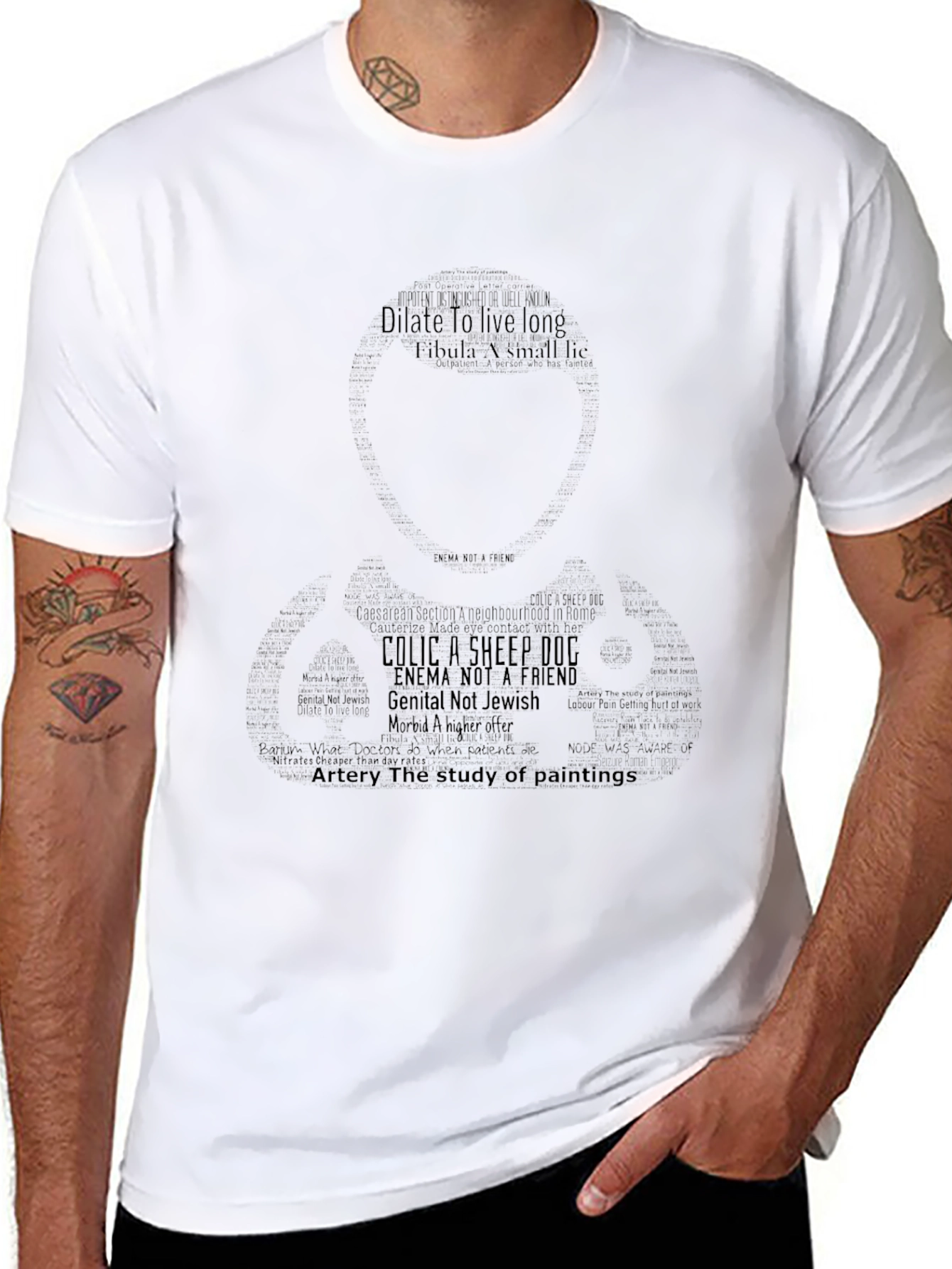 Word Art Graphic Tee