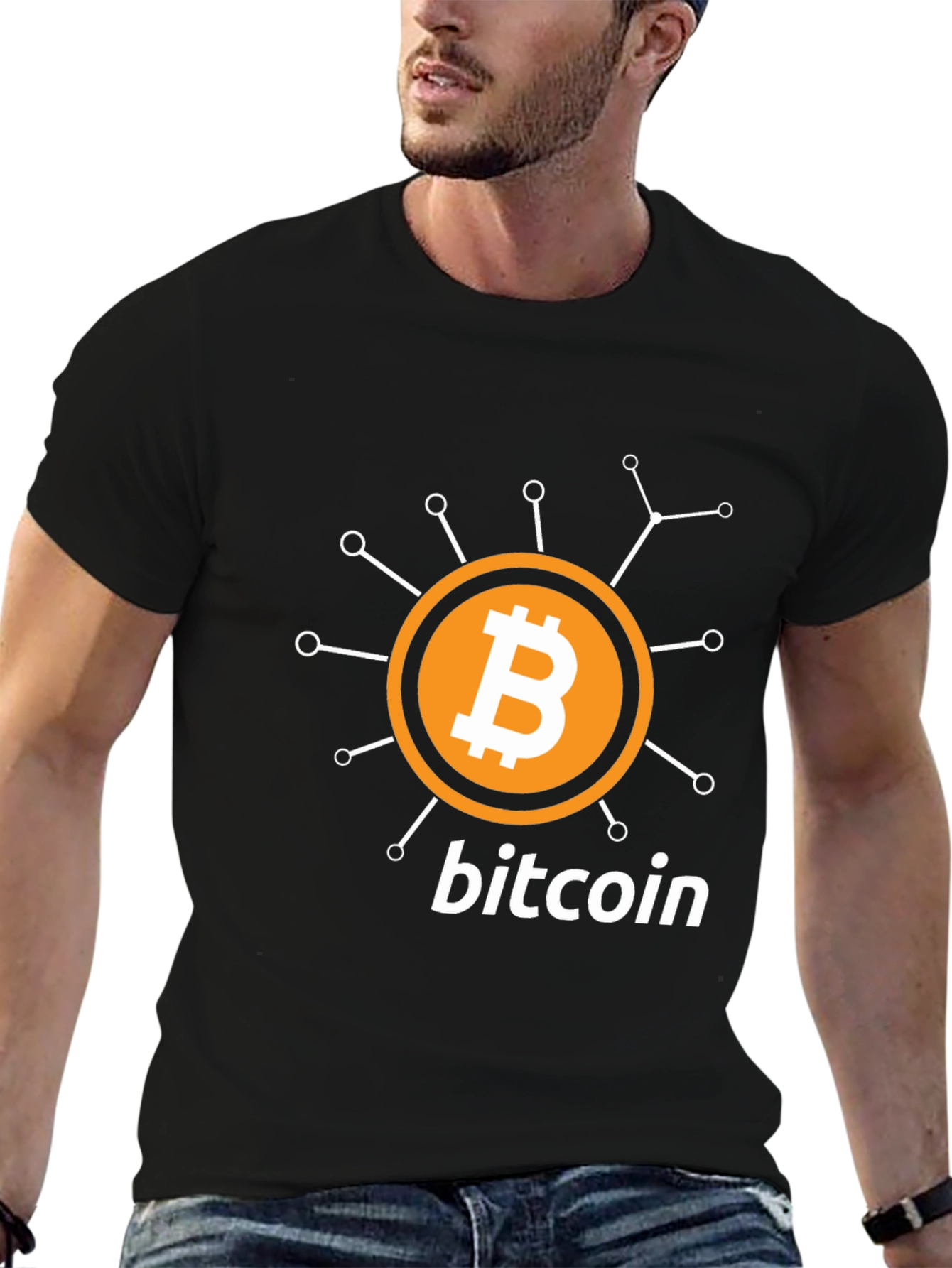 Bitcoin Crypto T-Shirt - Modern Graphic Tee for Tech Enthusiasts