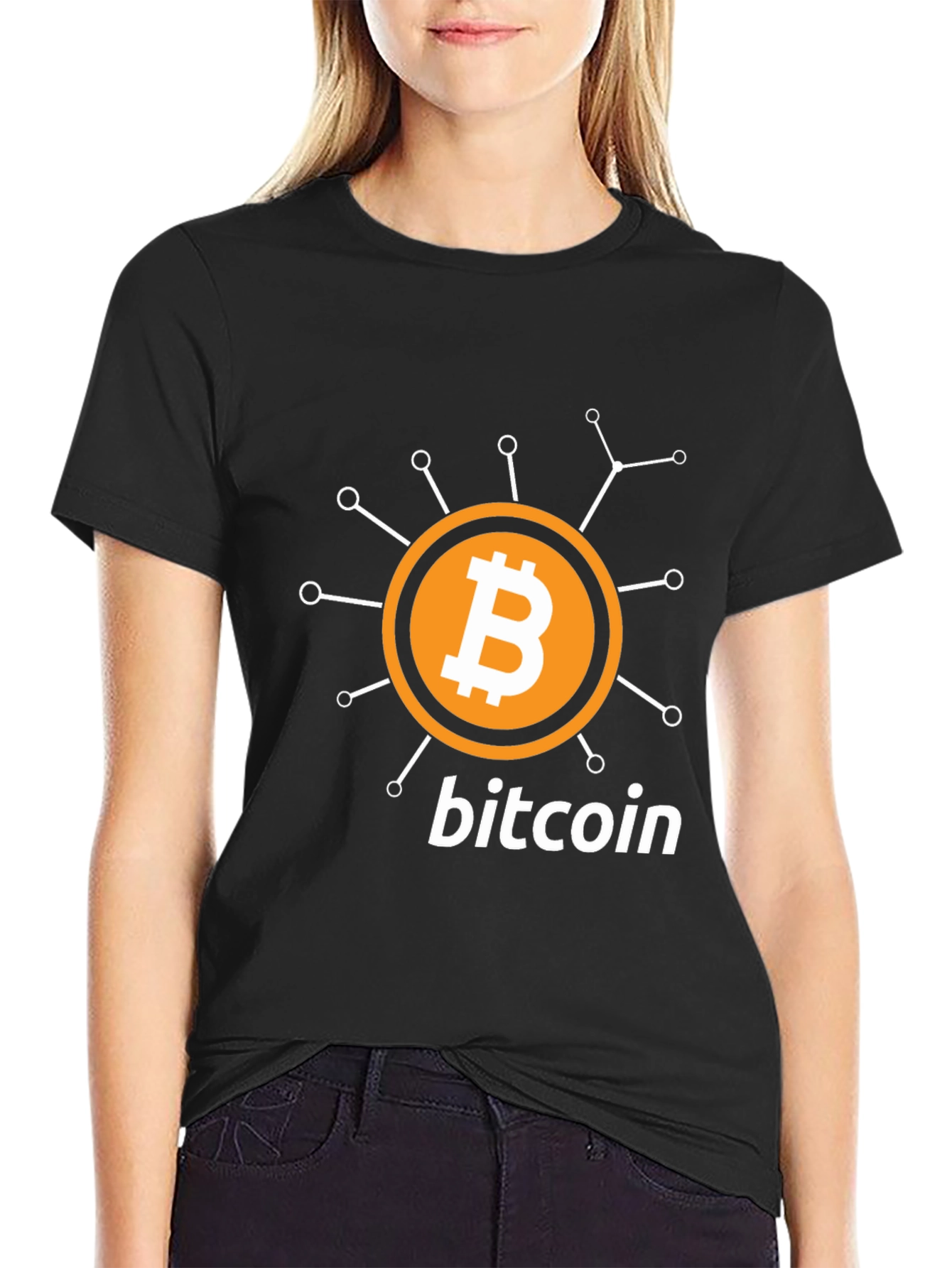 Bitcoin Crypto T-Shirt - Modern Graphic Tee for Tech Enthusiasts