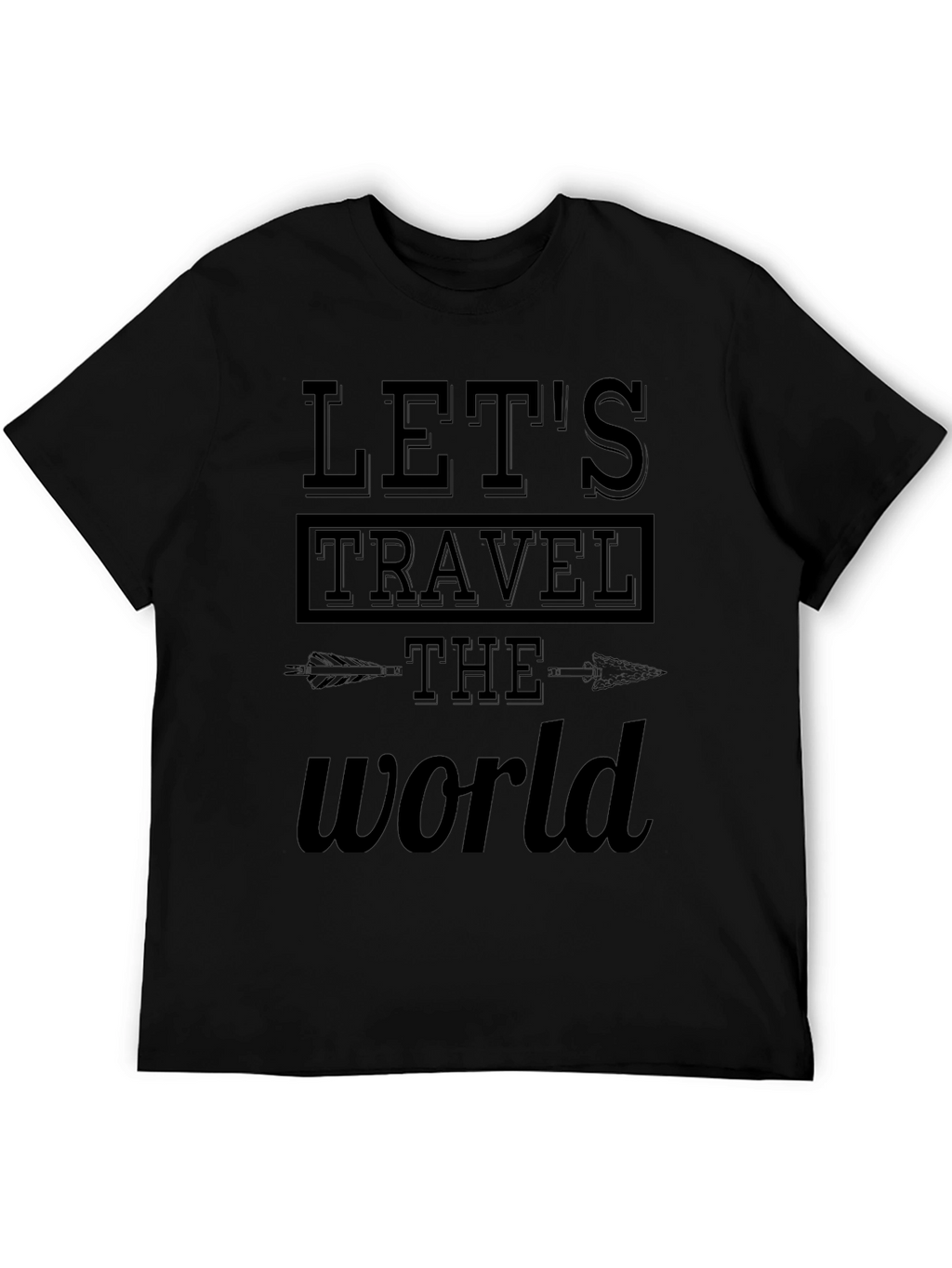 Lets Travel the World Graphic T-Shirt