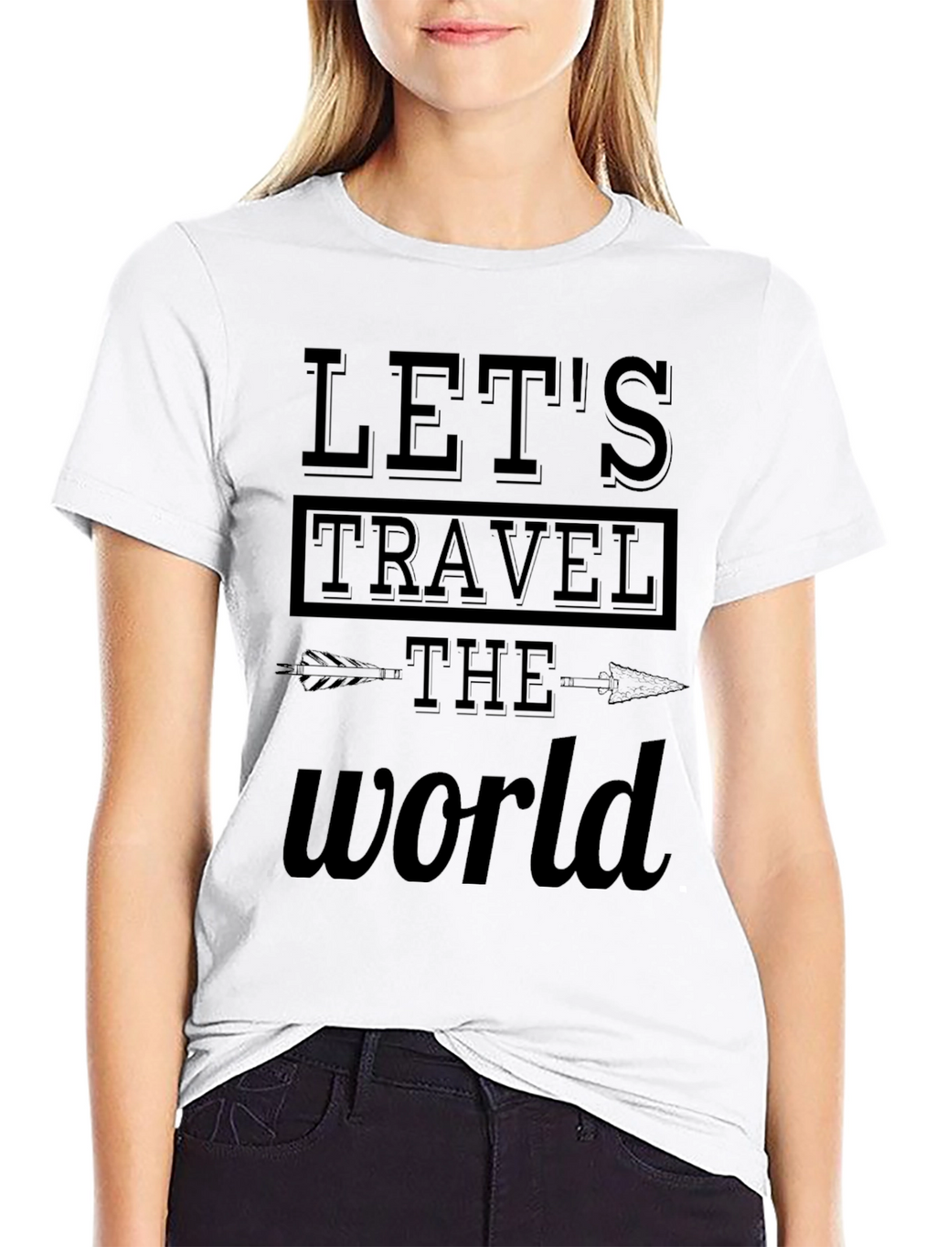 Lets Travel the World Graphic T-Shirt