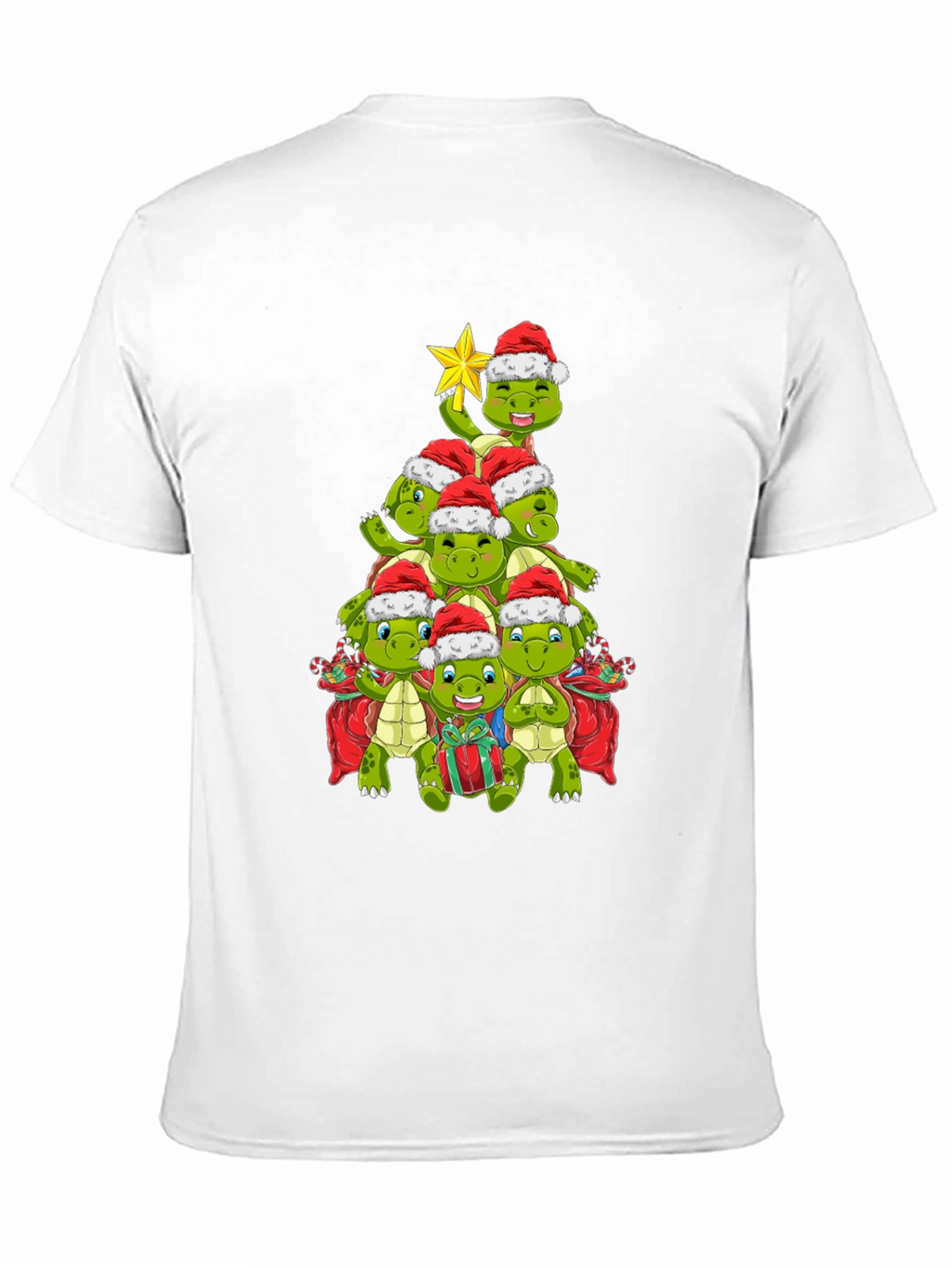 Christmas Turtle Tree Shirt