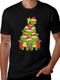 Christmas Turtle Tree Shirt