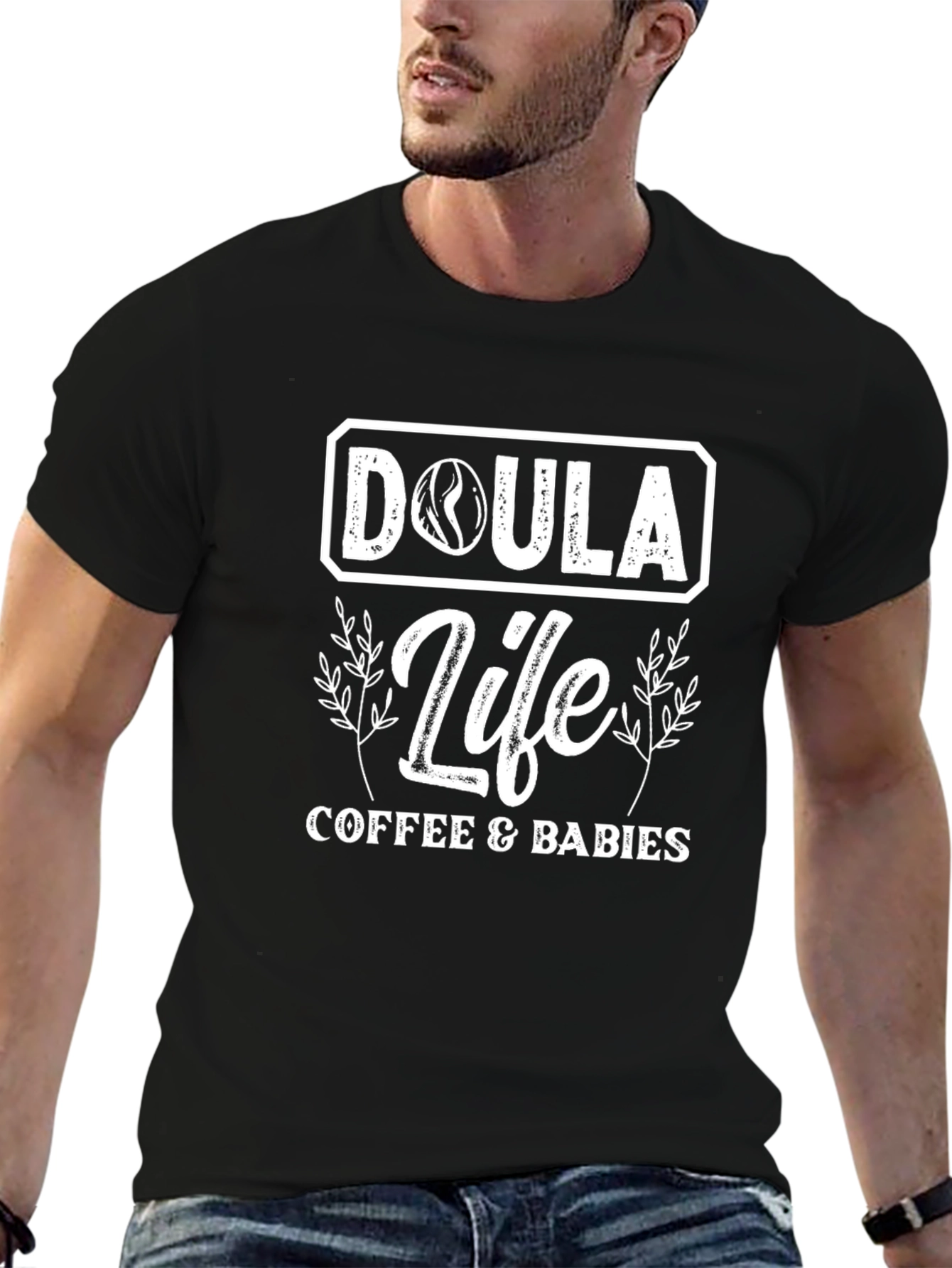 Doula Life Coffee & Babies Graphic T-Shirt
