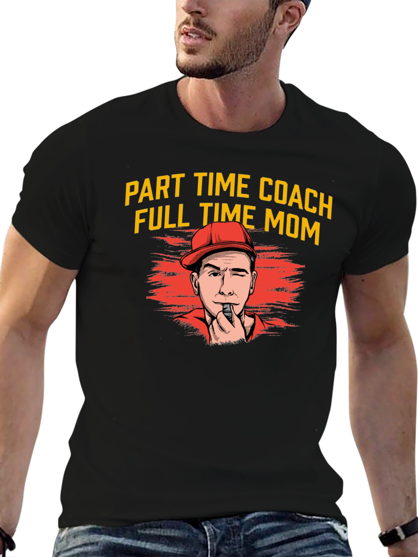 Part Time Coach Full Time Mom T-Shirt