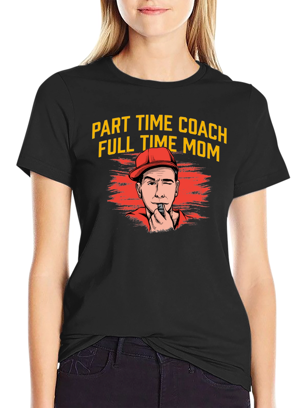 Part Time Coach Full Time Mom T-Shirt