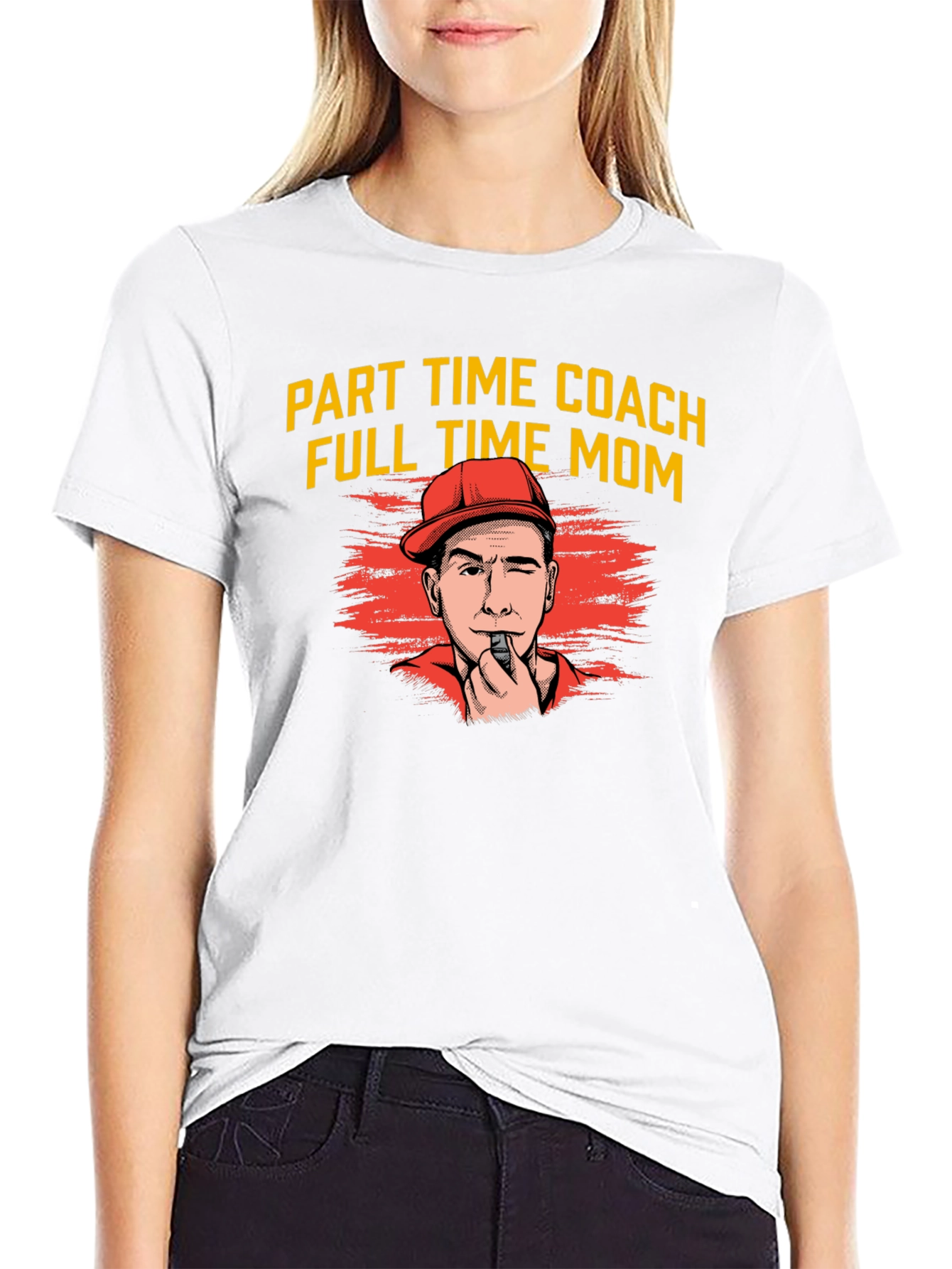 Part Time Coach Full Time Mom T-Shirt