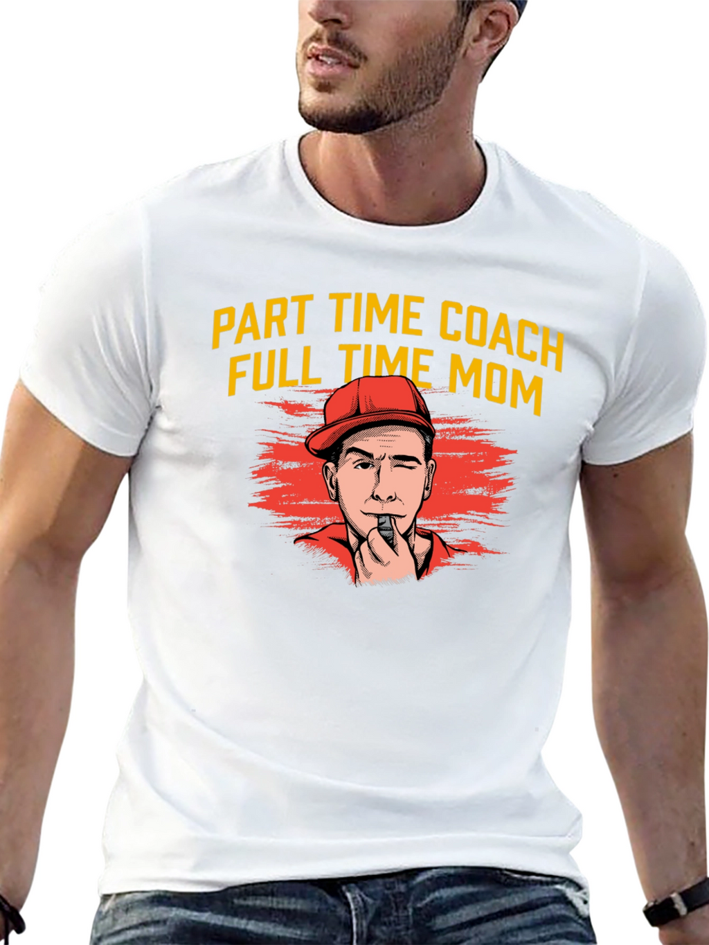 Part Time Coach Full Time Mom T-Shirt