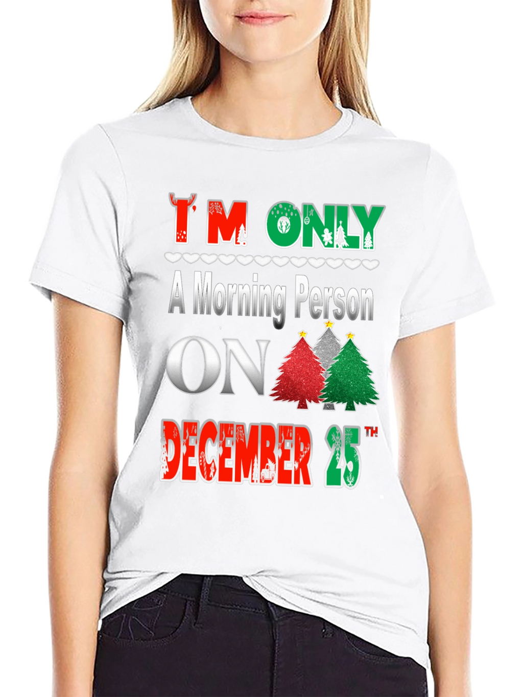 Christmas Morning Person T-Shirt Holiday Apparel