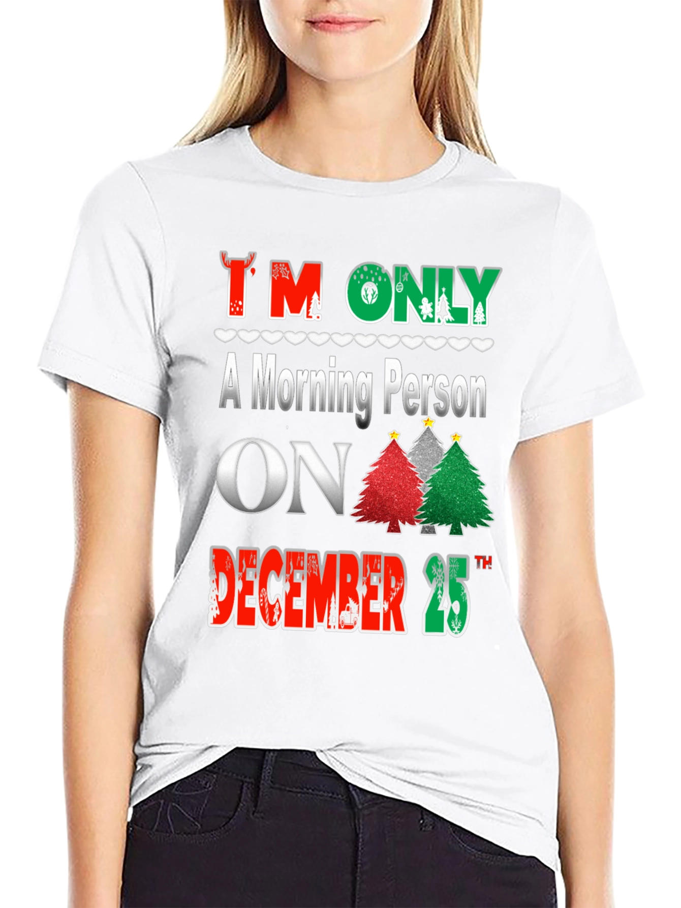 Christmas Morning Person T-Shirt Holiday Apparel