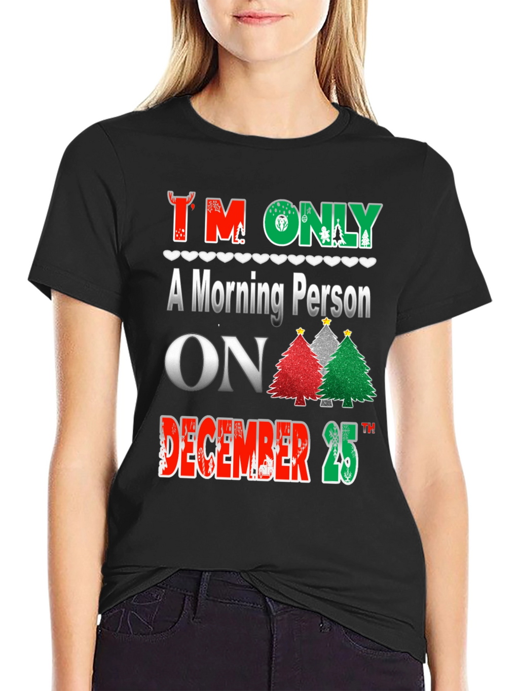 Christmas Morning Person T-Shirt Holiday Apparel