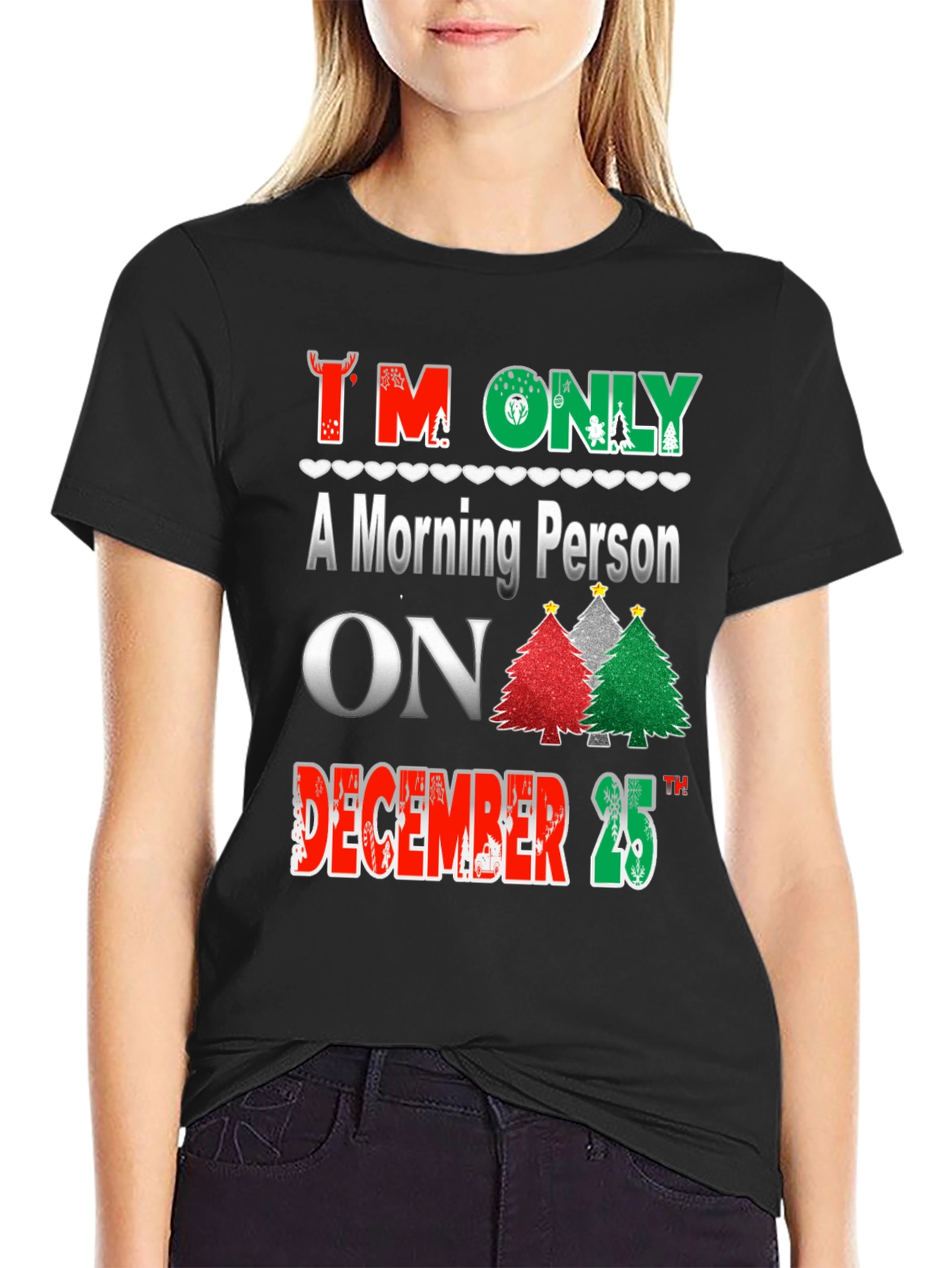 Christmas Morning Person T-Shirt Holiday Apparel