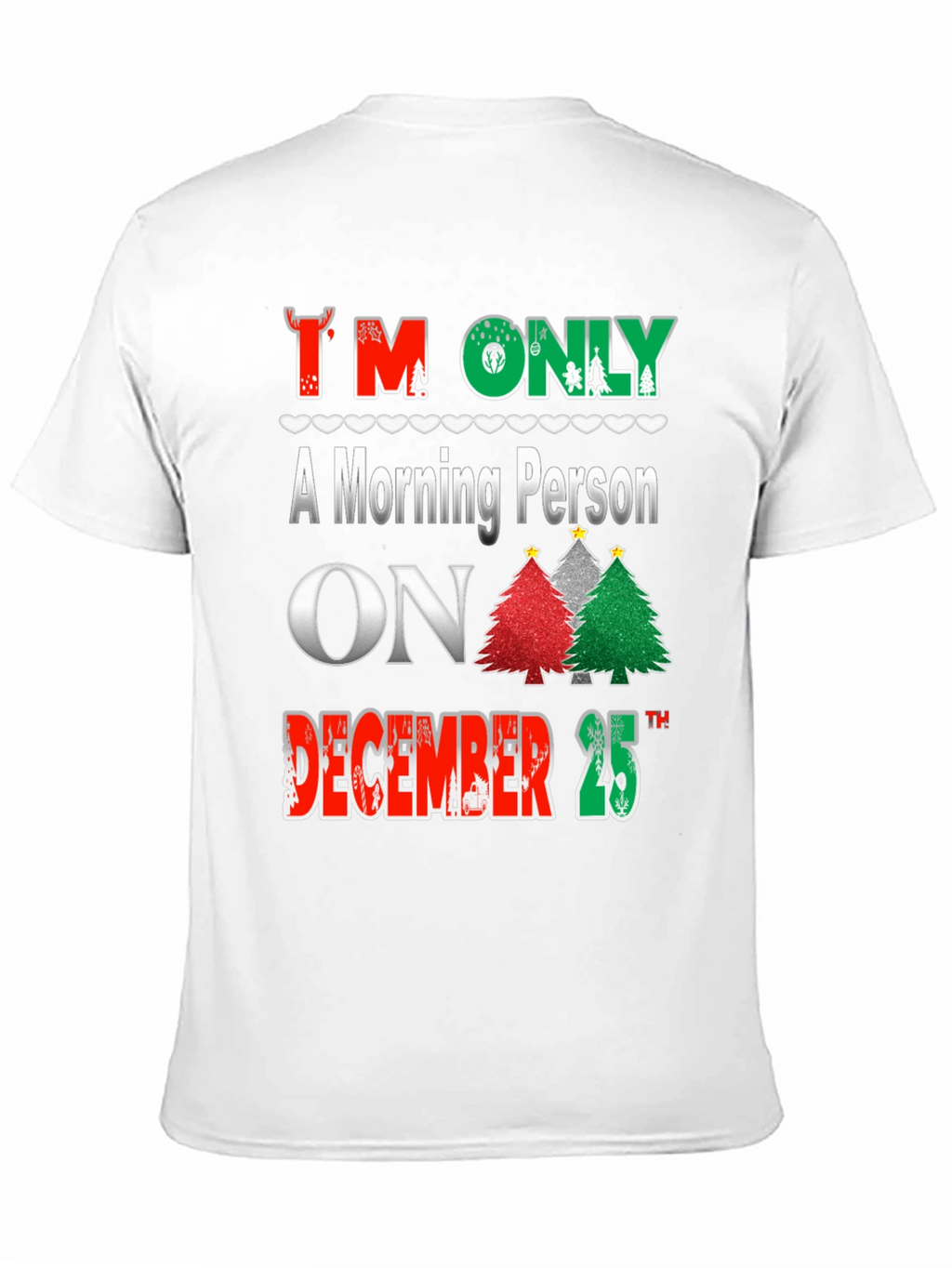 Christmas Morning Person T-Shirt Holiday Apparel