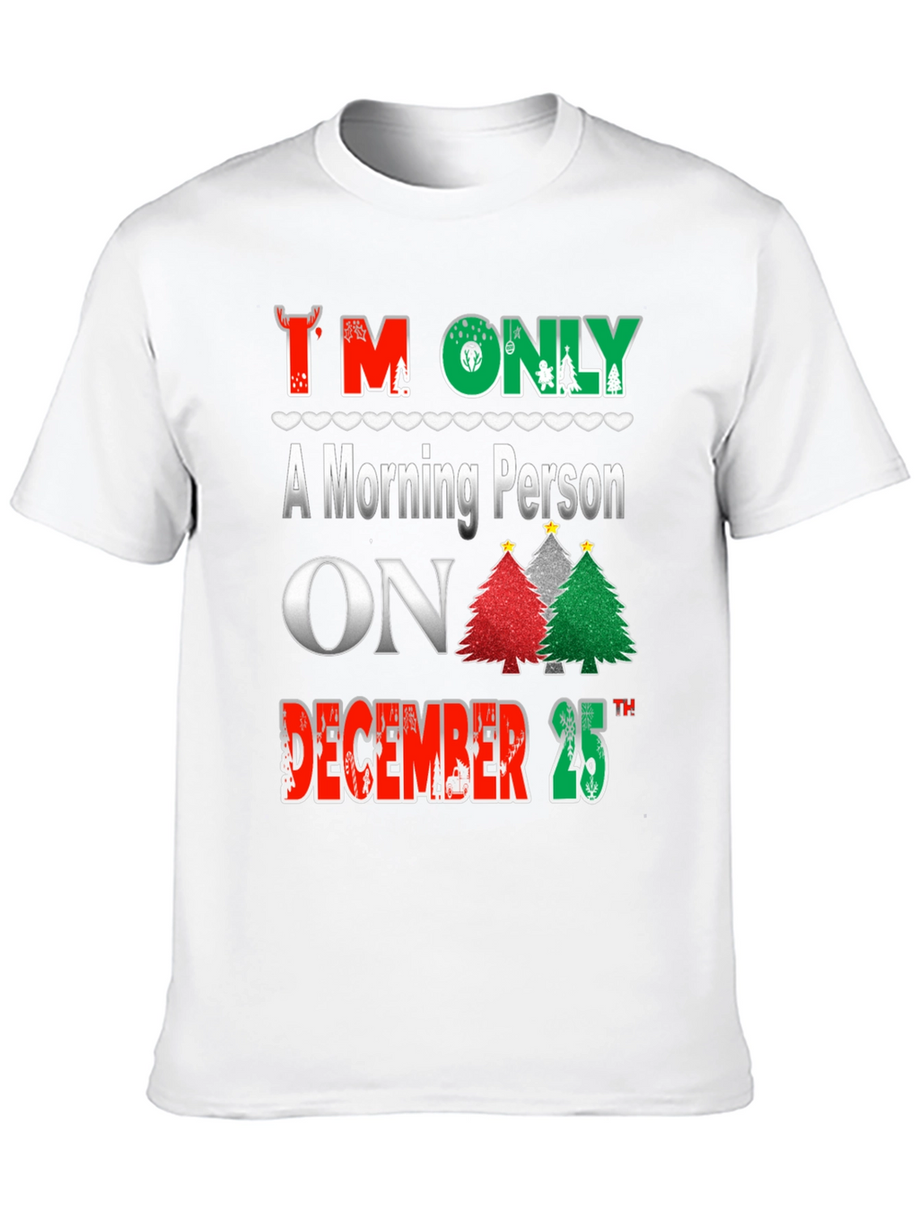 Christmas Morning Person T-Shirt Holiday Apparel