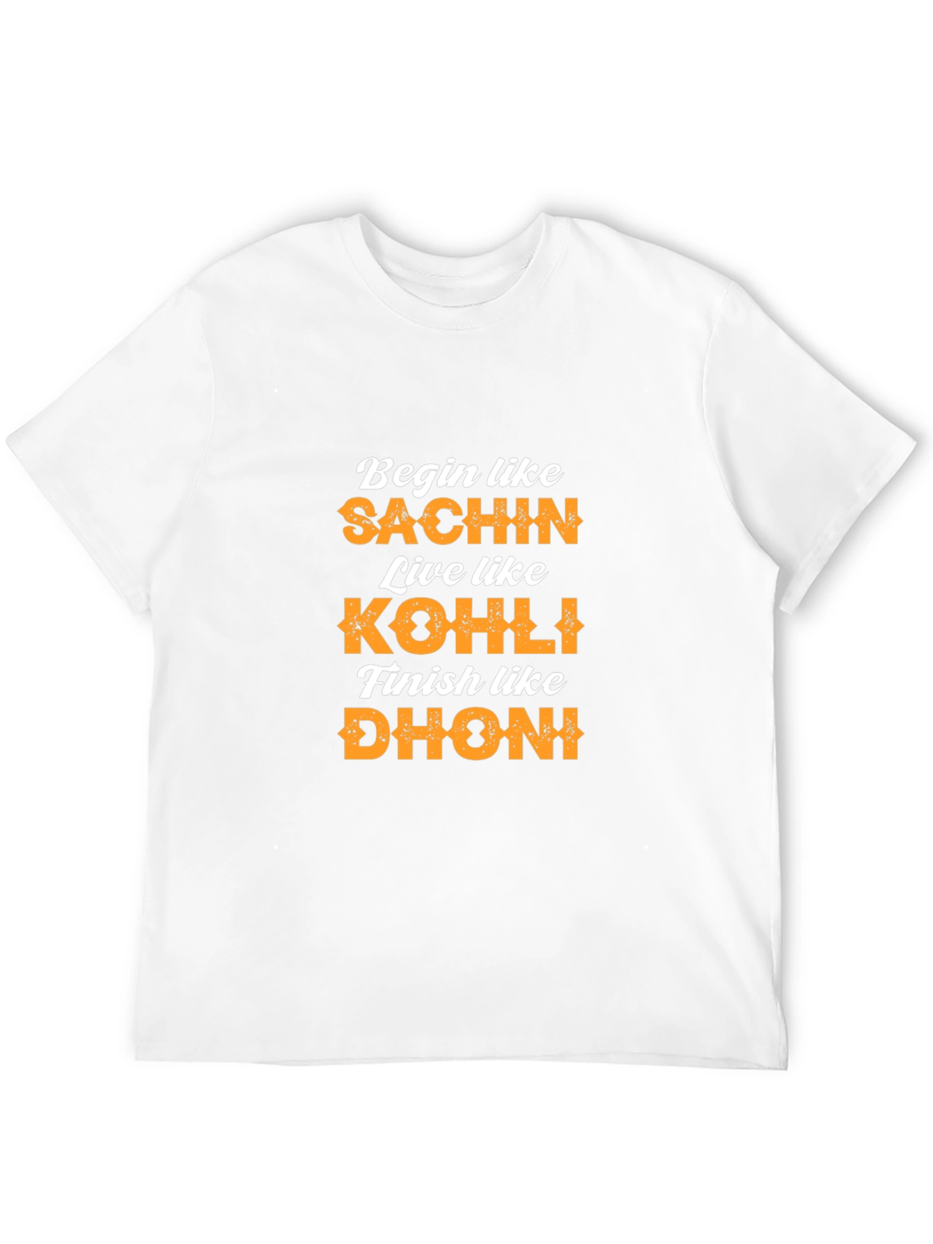 Begin Like Sachin T-Shirt