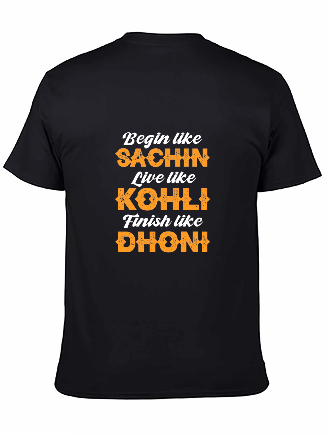 Begin Like Sachin T-Shirt