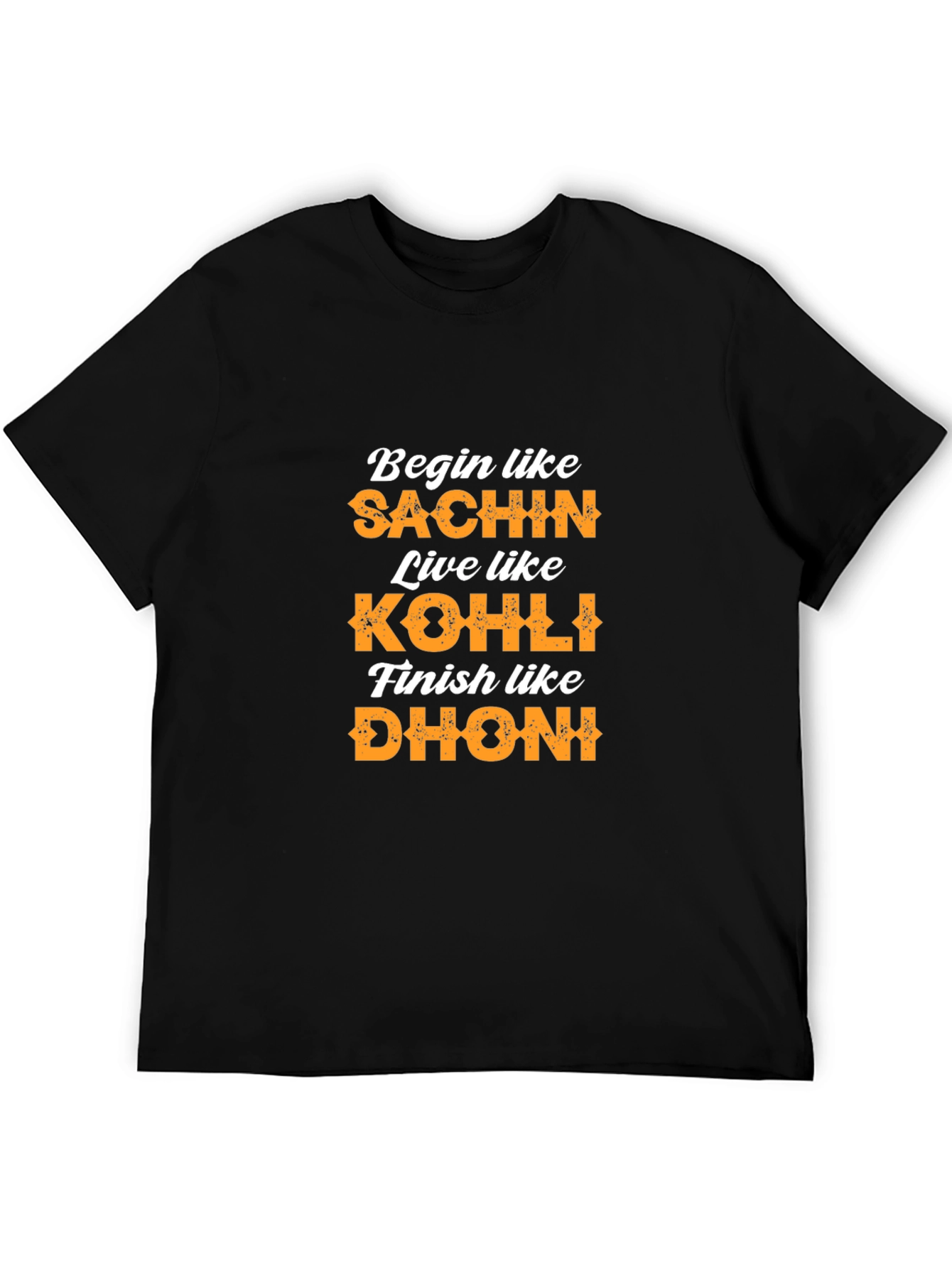 Begin Like Sachin T-Shirt