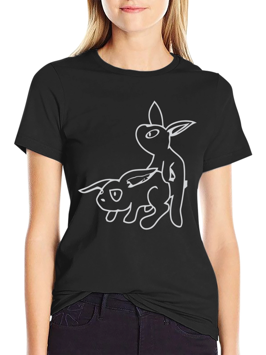 Humorous Bunny Graphic T-Shirt