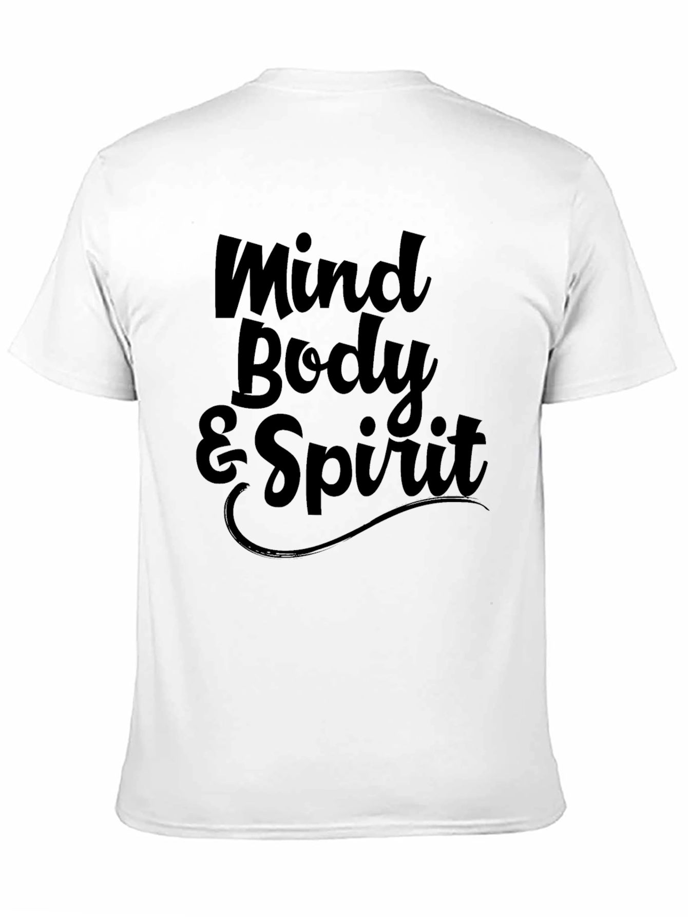 Mind Body & Spirit Graphic Tee - Black