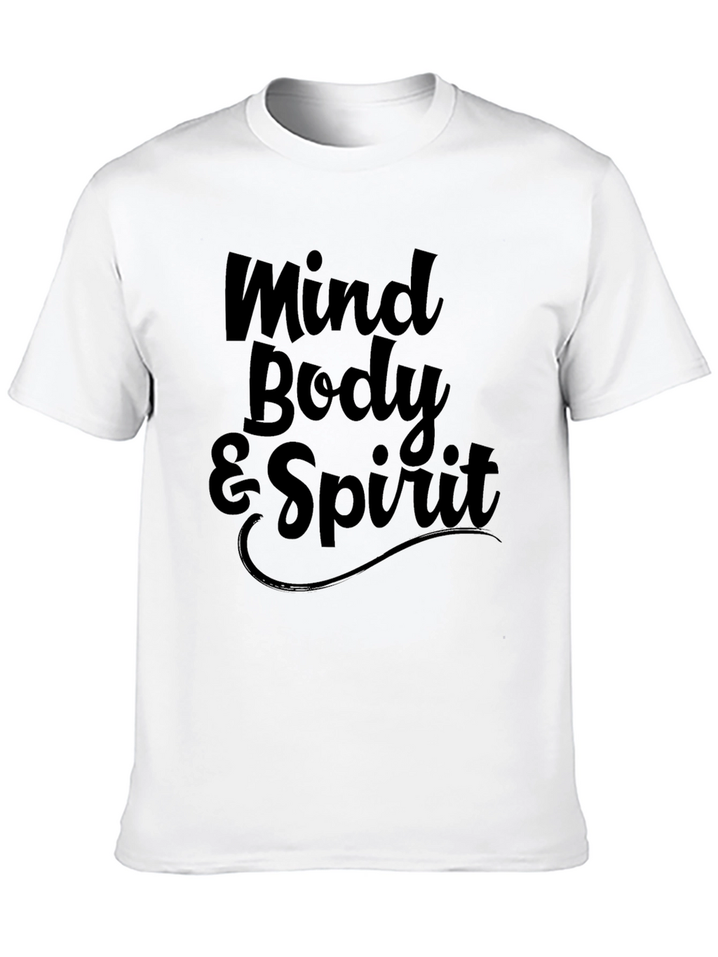 Mind Body & Spirit Graphic Tee - Black