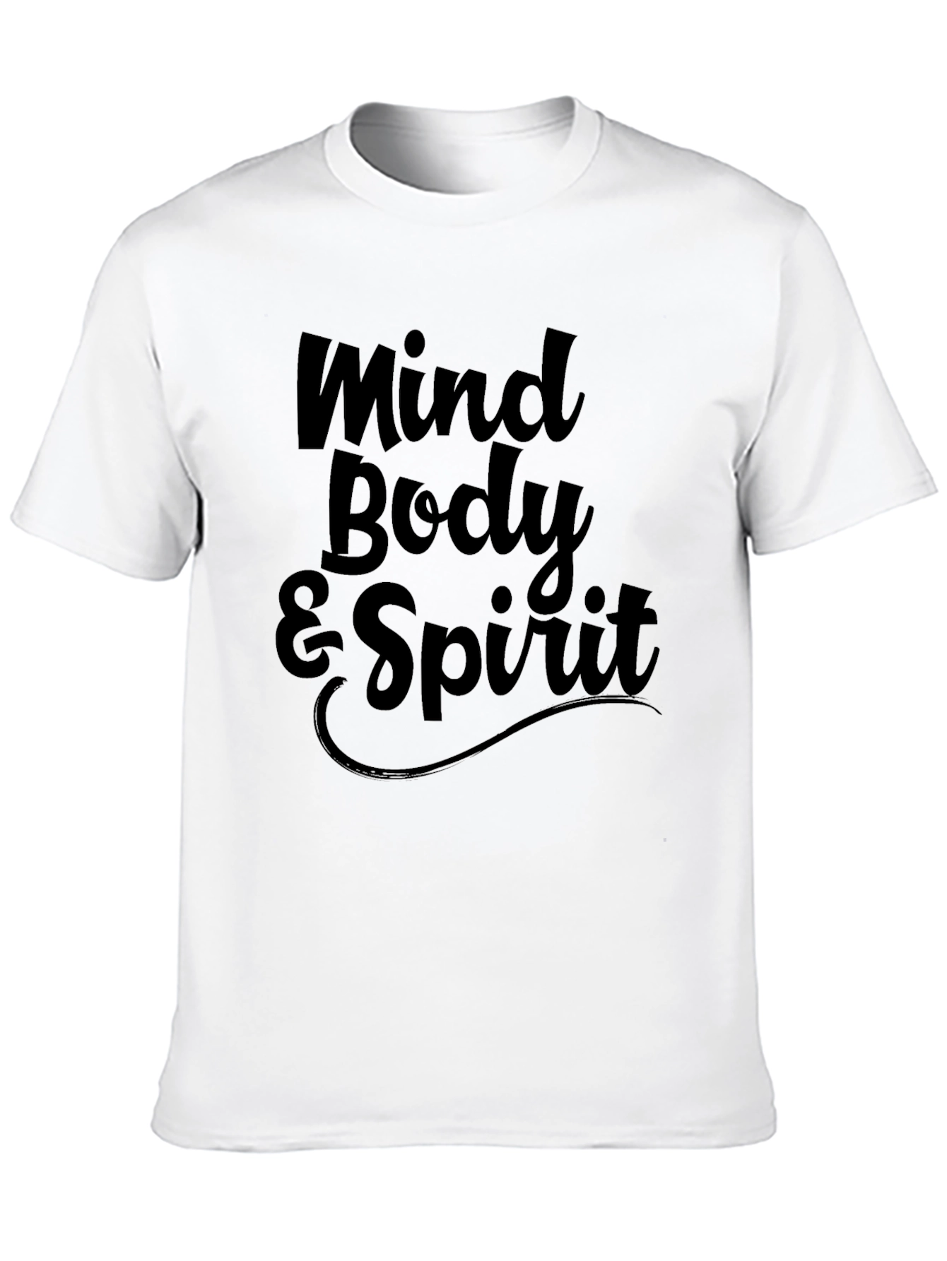 Mind Body & Spirit Graphic Tee - Black