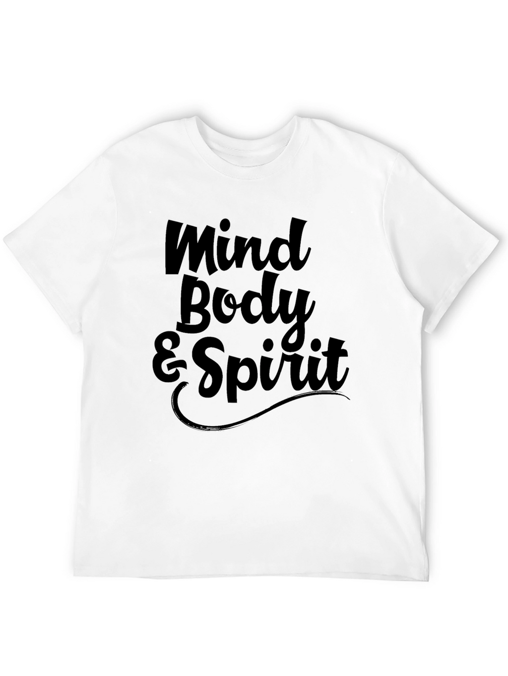 Mind Body & Spirit Graphic Tee - Black