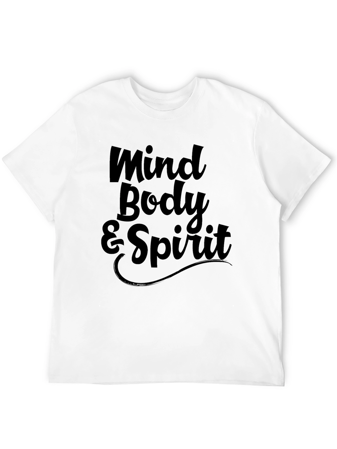 Mind Body & Spirit Graphic Tee - Black