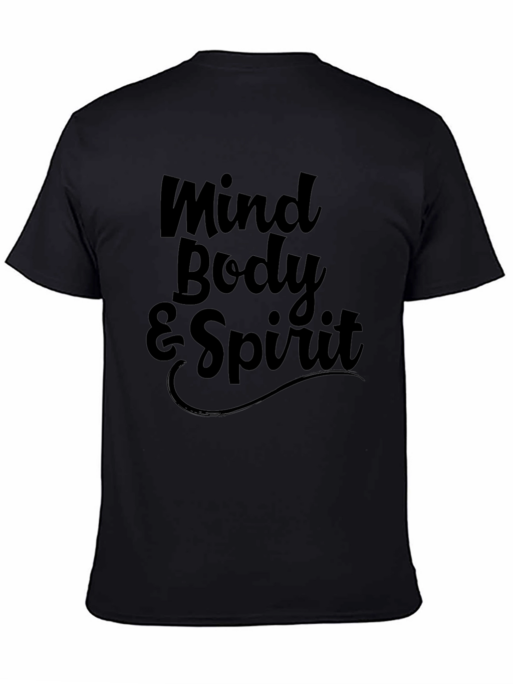 Mind Body & Spirit Graphic Tee - Black