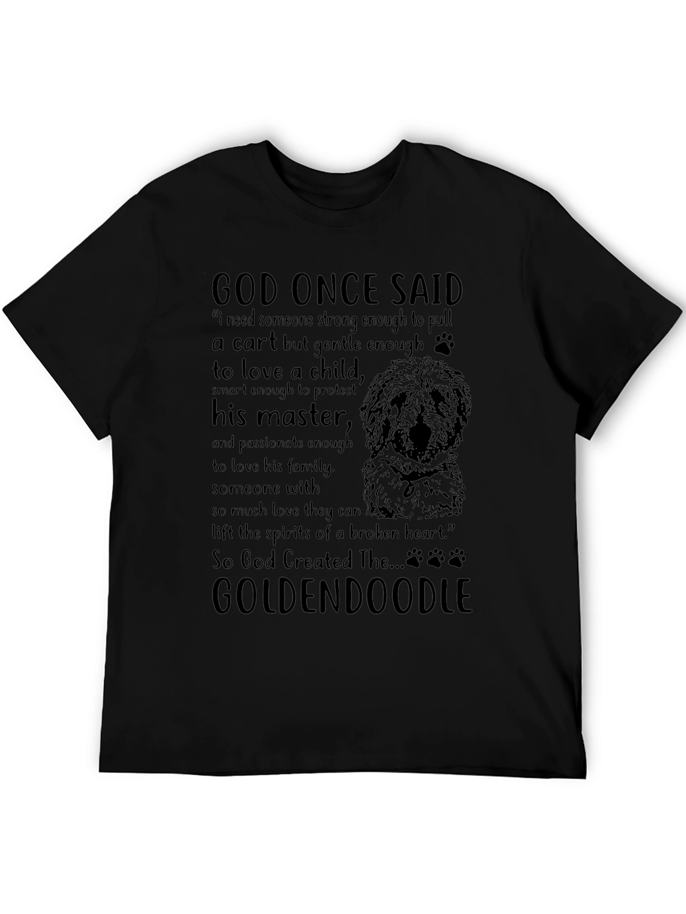 Goldendoodle Dog Lover T-Shirt - God Once Said