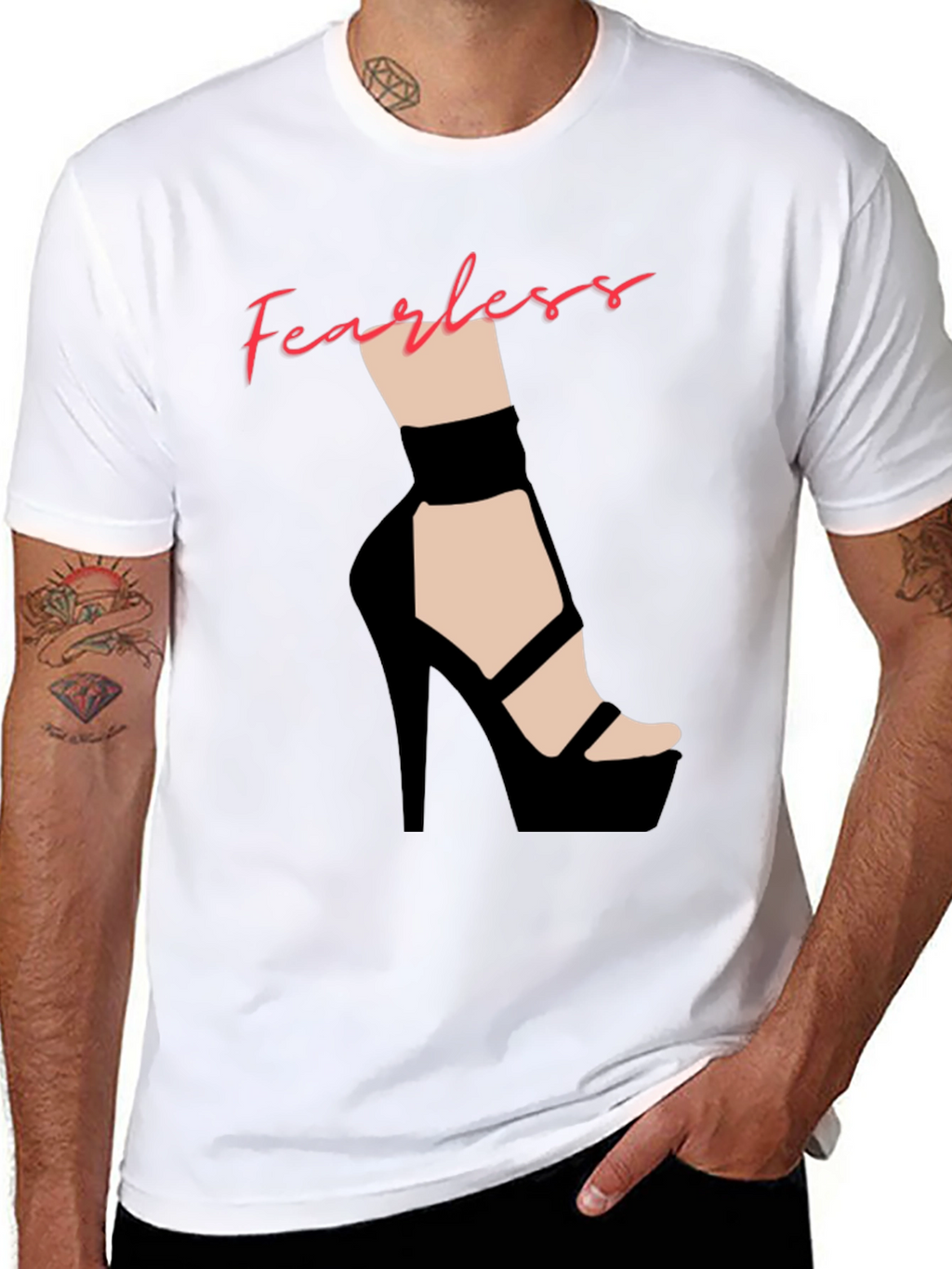 Fearless High Heel Graphic Tee