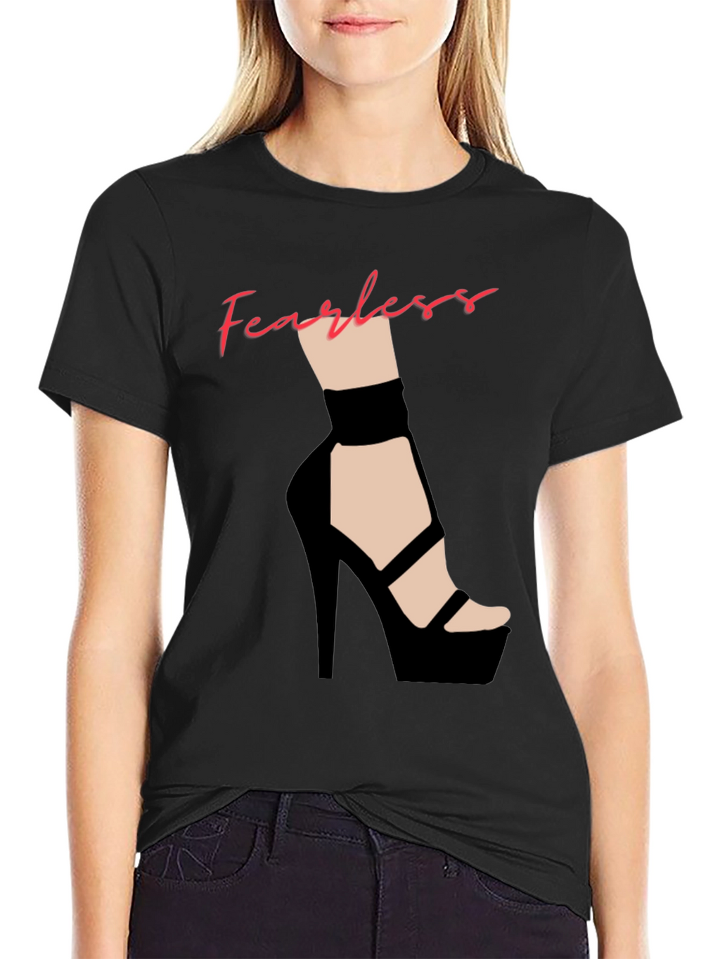 Fearless High Heel Graphic Tee