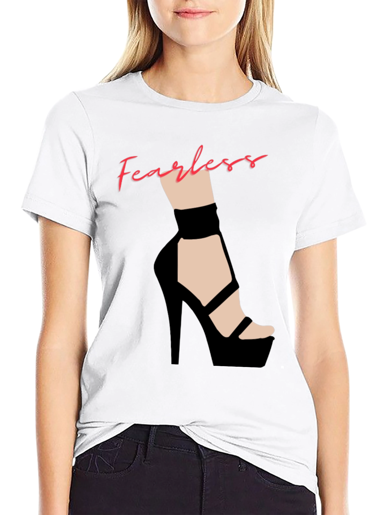 Fearless High Heel Graphic Tee