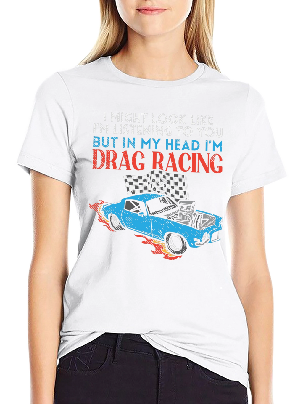 Drag Racing Mind T-Shirt - Funny Car Enthusiast Tee