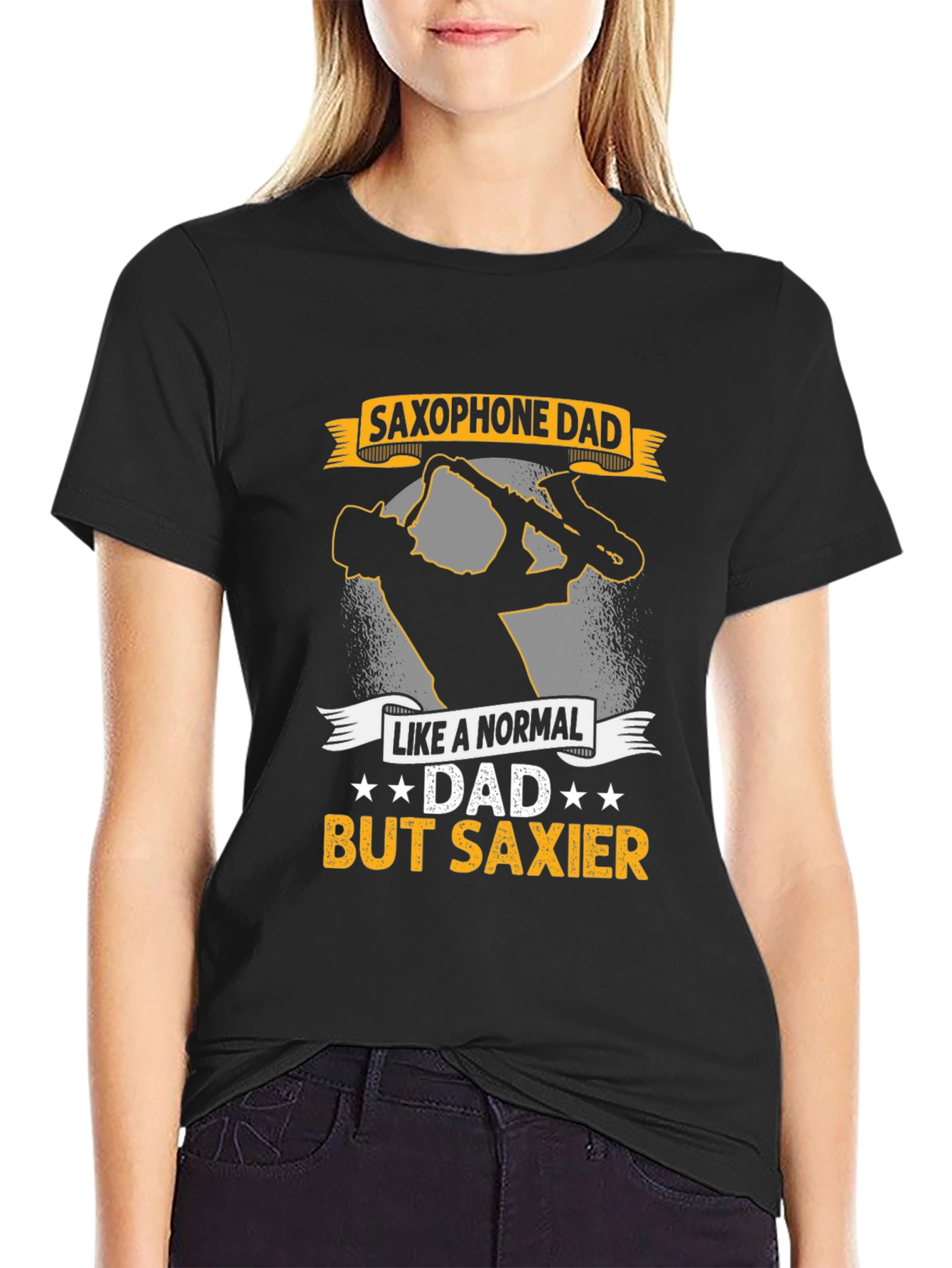 Saxophone Dad T-Shirt - Saxier Than Normal
