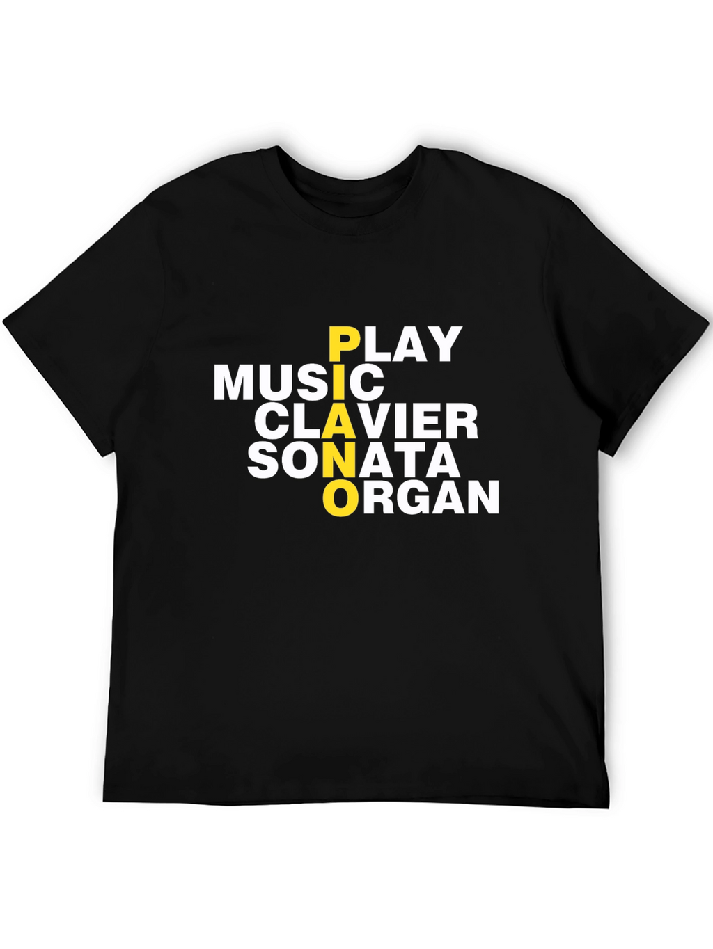 Music Lover T-Shirt - Piano Clavier Sonata Organ