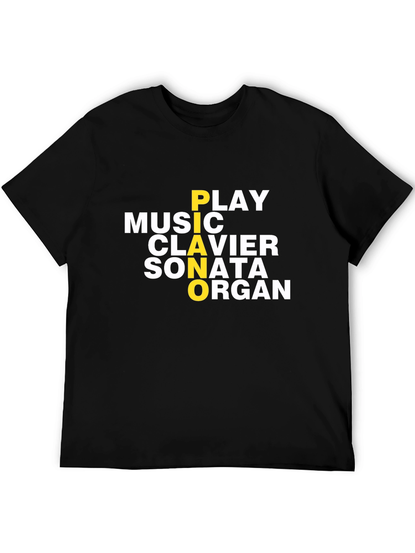 Music Lover T-Shirt - Piano Clavier Sonata Organ