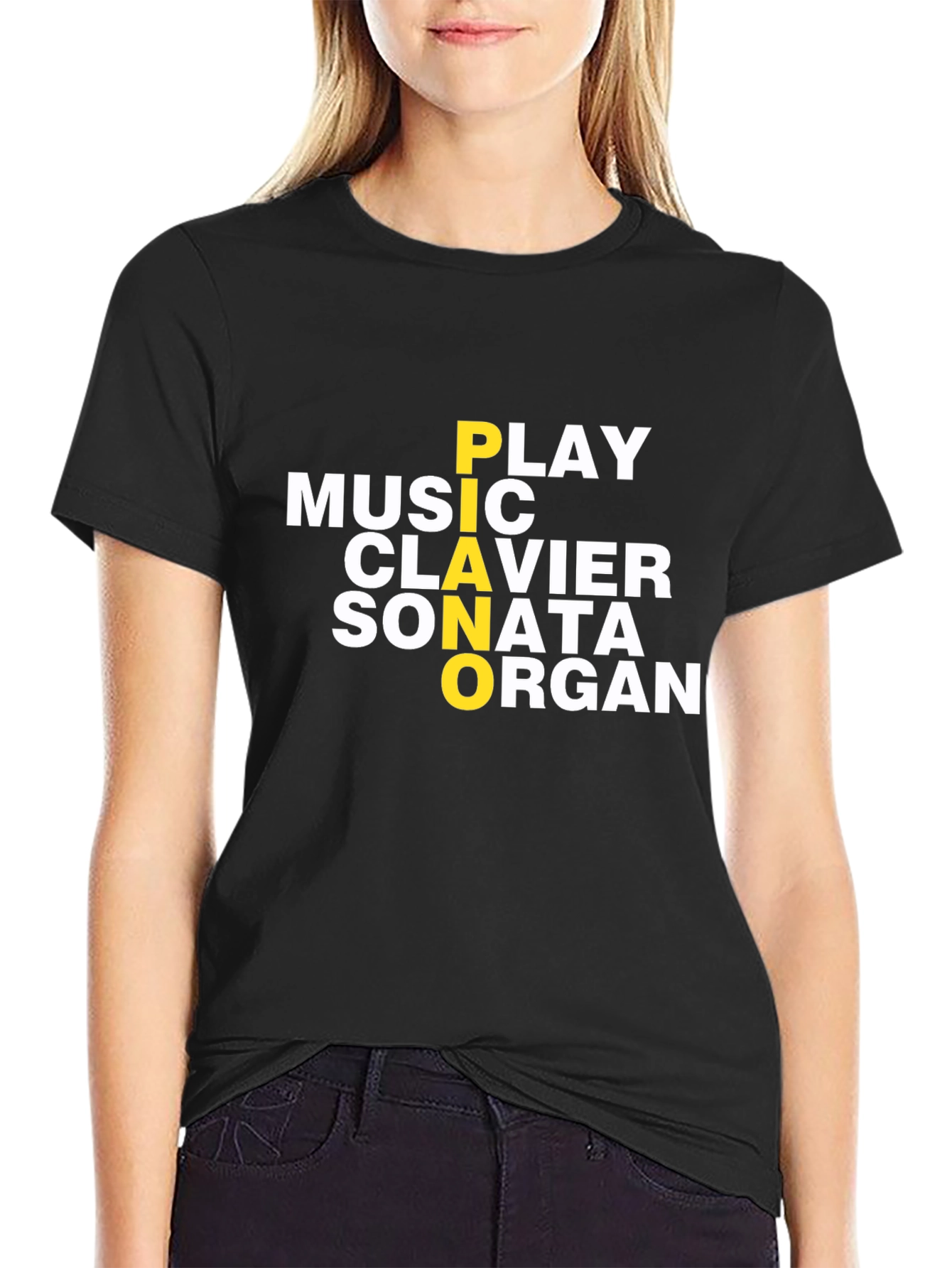 Music Lover T-Shirt - Piano Clavier Sonata Organ
