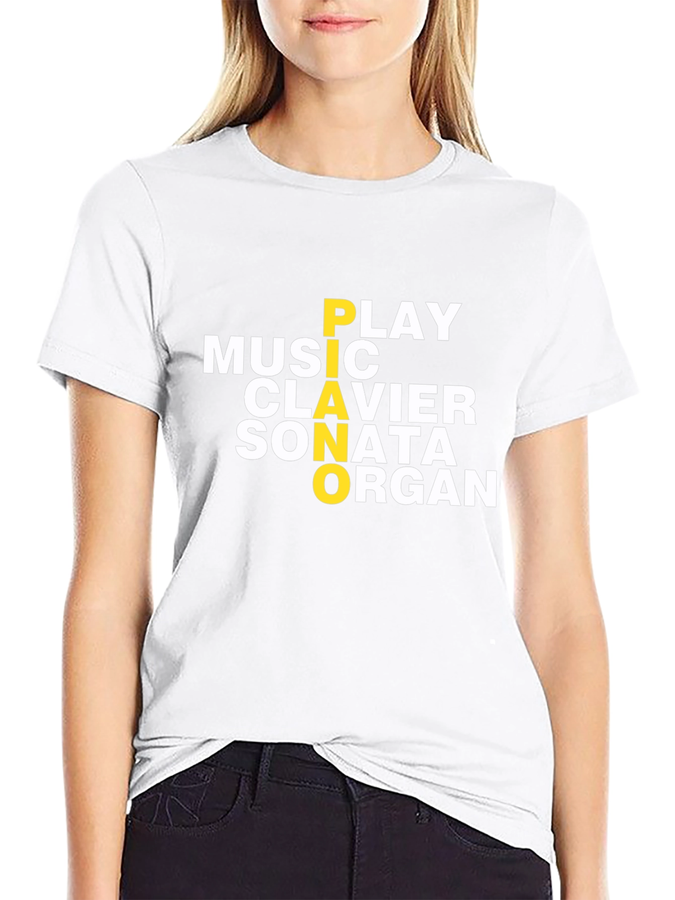 Music Lover T-Shirt - Piano Clavier Sonata Organ