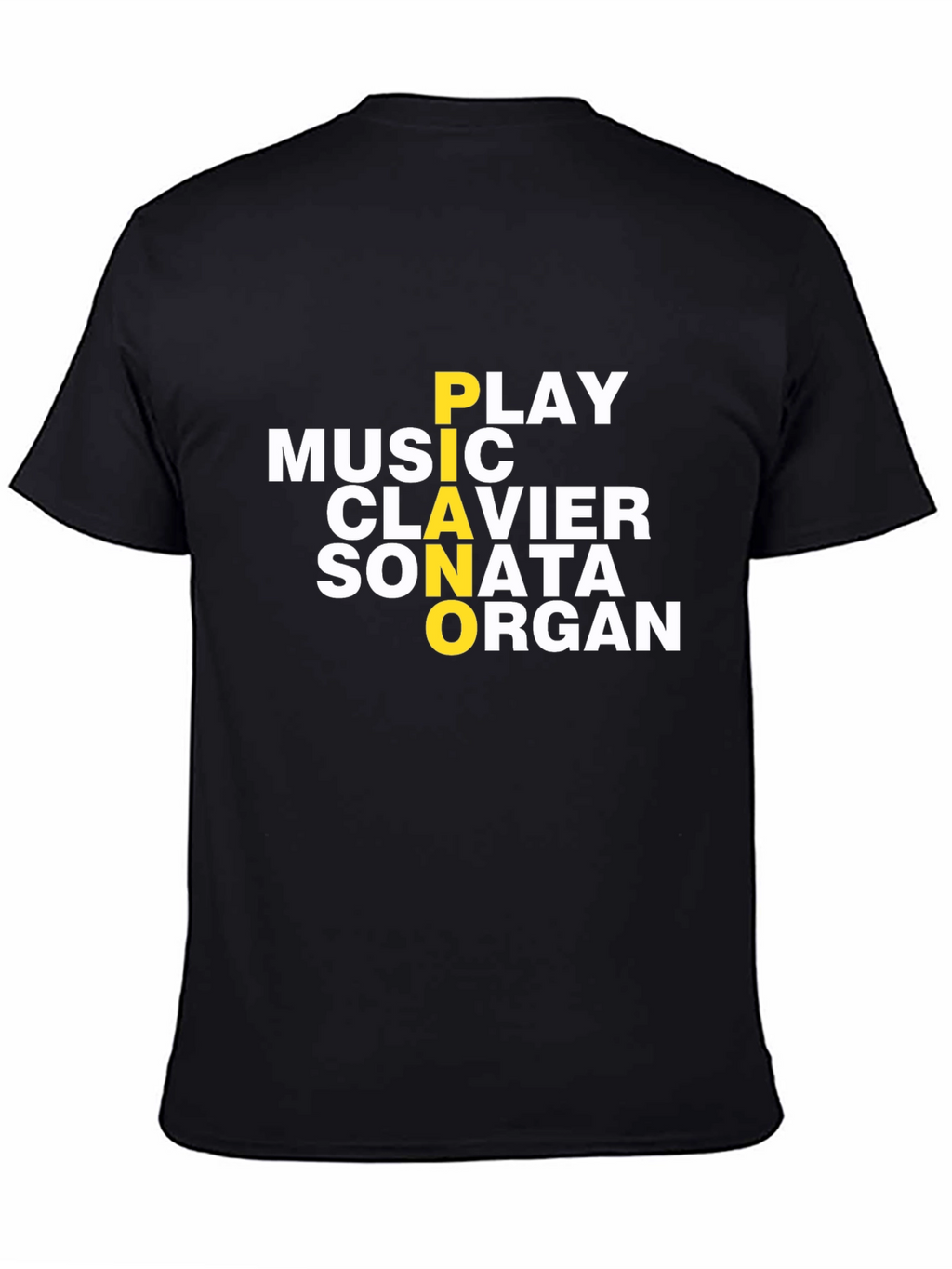 Music Lover T-Shirt - Piano Clavier Sonata Organ