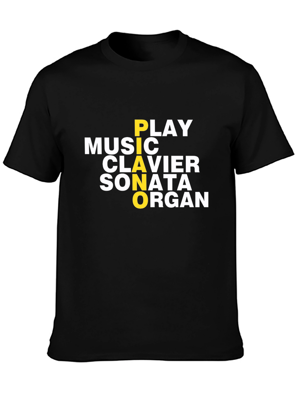 Music Lover T-Shirt - Piano Clavier Sonata Organ